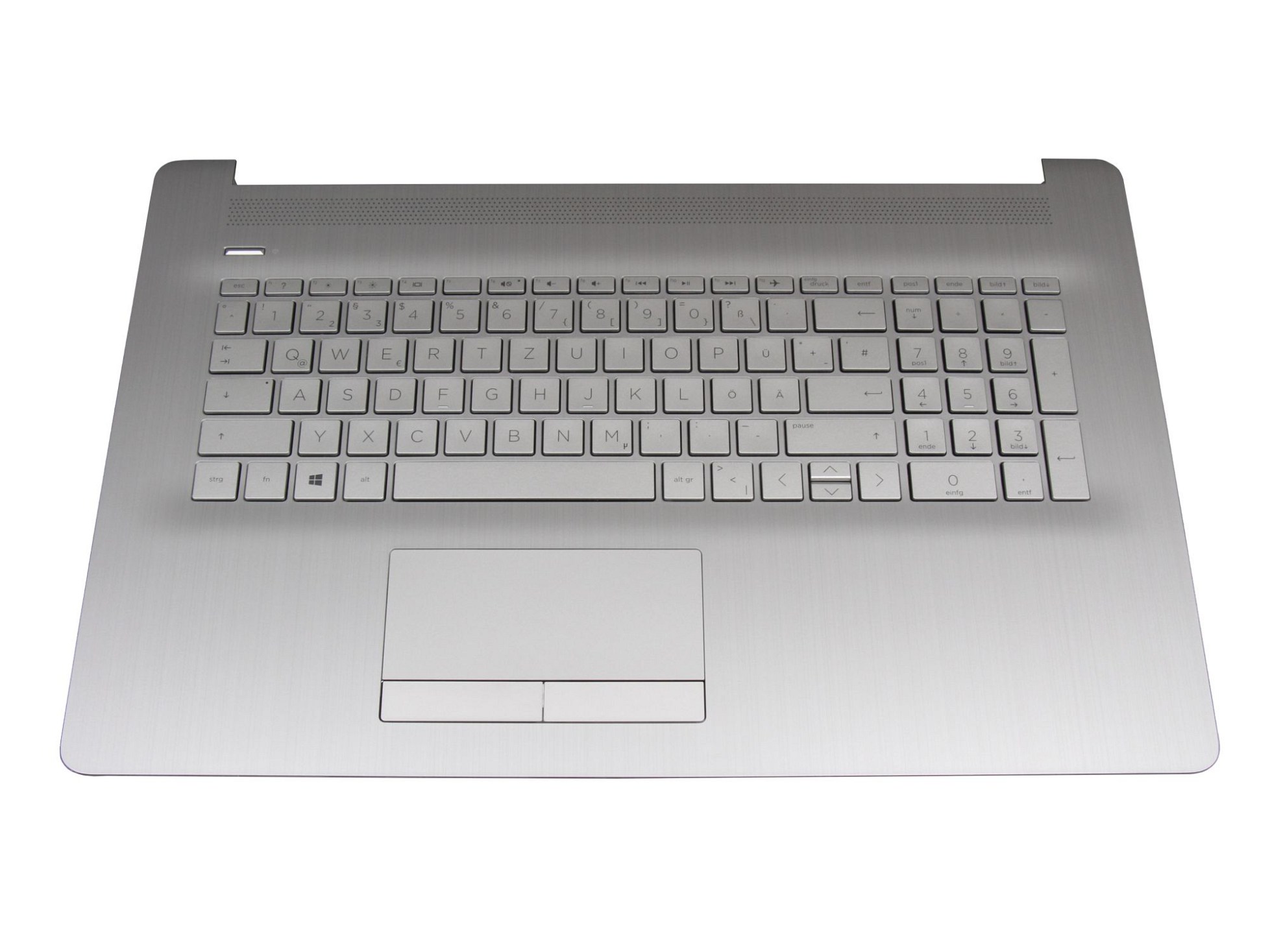 HP L88362-041 Tastatur inkl. Topcase DE (deutsch) silber/silber