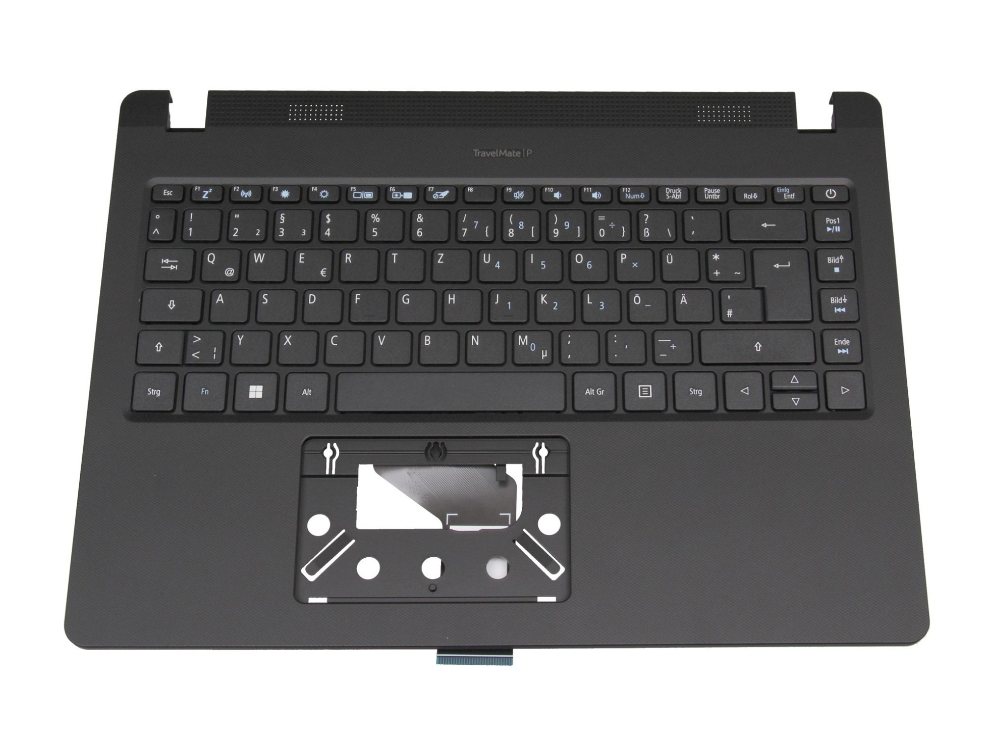 Acer 6B.VPQN7.F11 Tastatur inkl. Topcase DE (deutsch) schwarz/schwarz