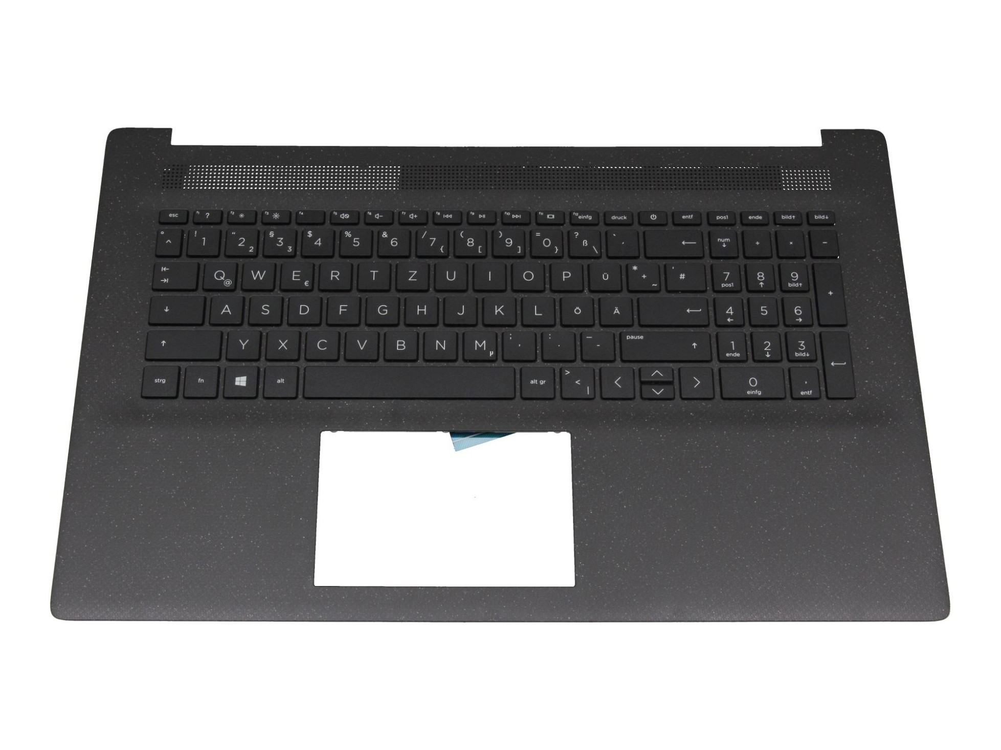 HP M50468-041 Tastatur inkl. Topcase DE (deutsch) schwarz/schwarz