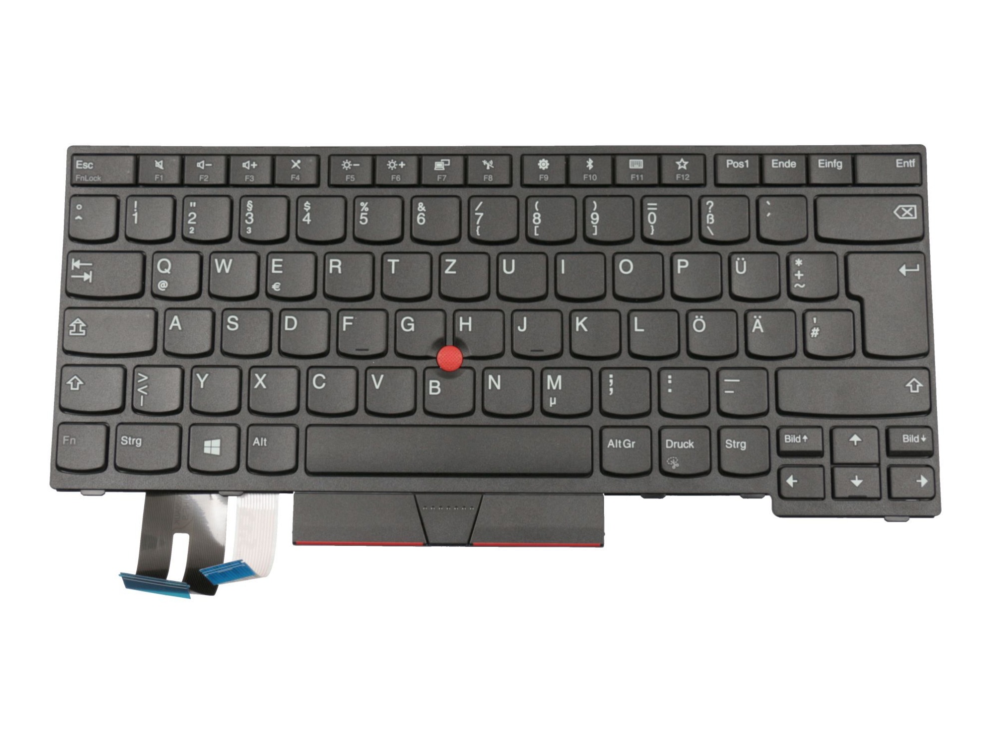 Sunrex V170820C1 GR Rev.1 Tastatur DE (deutsch) schwarz/schwarz mit Mouse-Stick