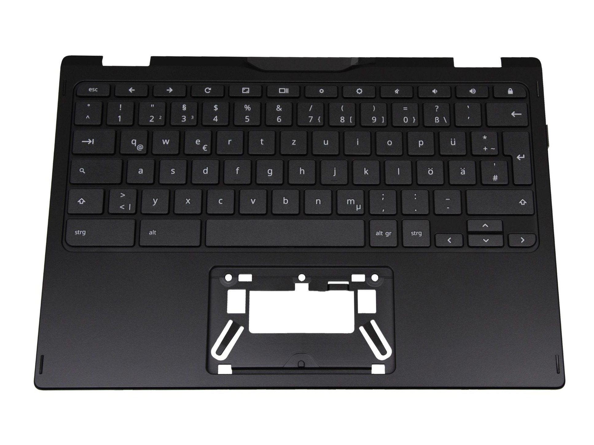 Acer 1KAJZZG0612 Tastatur inkl. Topcase DE (deutsch) schwarz/schwarz
