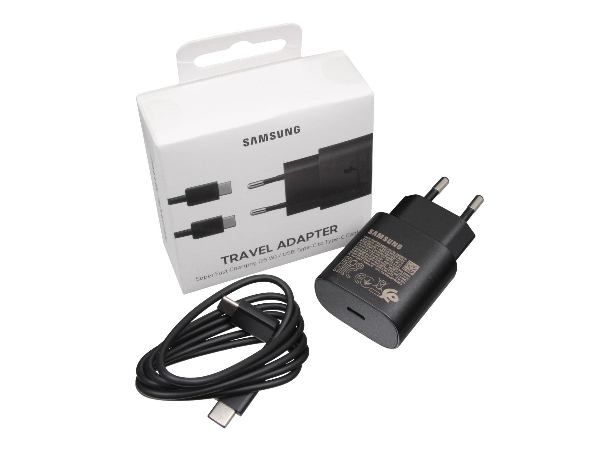 Samsung EP-TA800XBEGWW USB-C Netzteil 25,0 Watt EU Wallplug inkl. Ladekabel