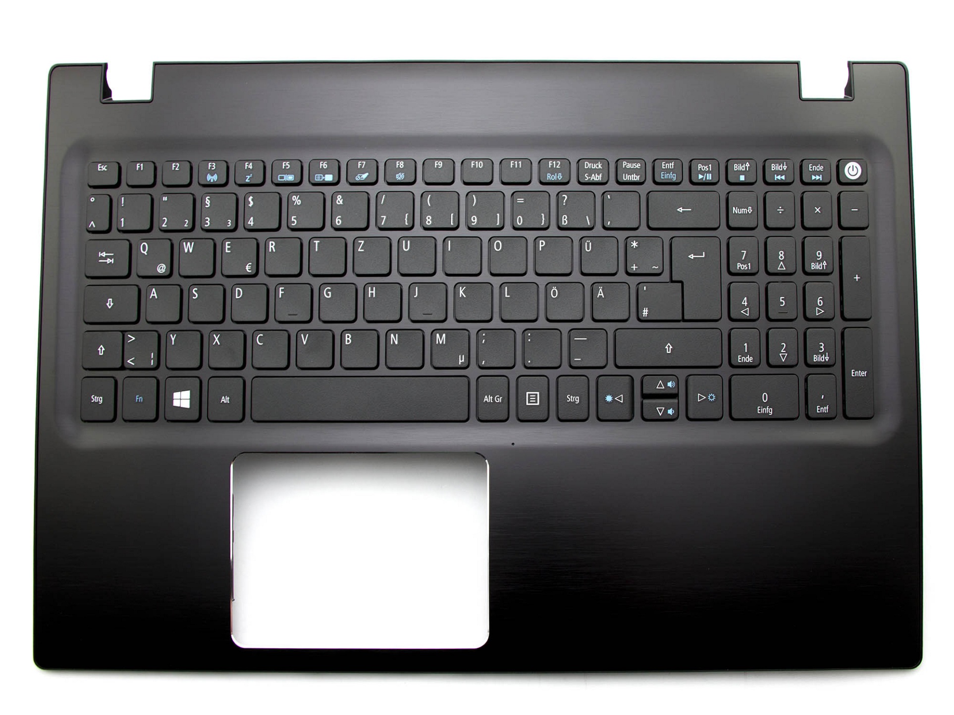Acer PK131FZ1A10 Tastatur inkl. Topcase DE (deutsch) schwarz/schwarz