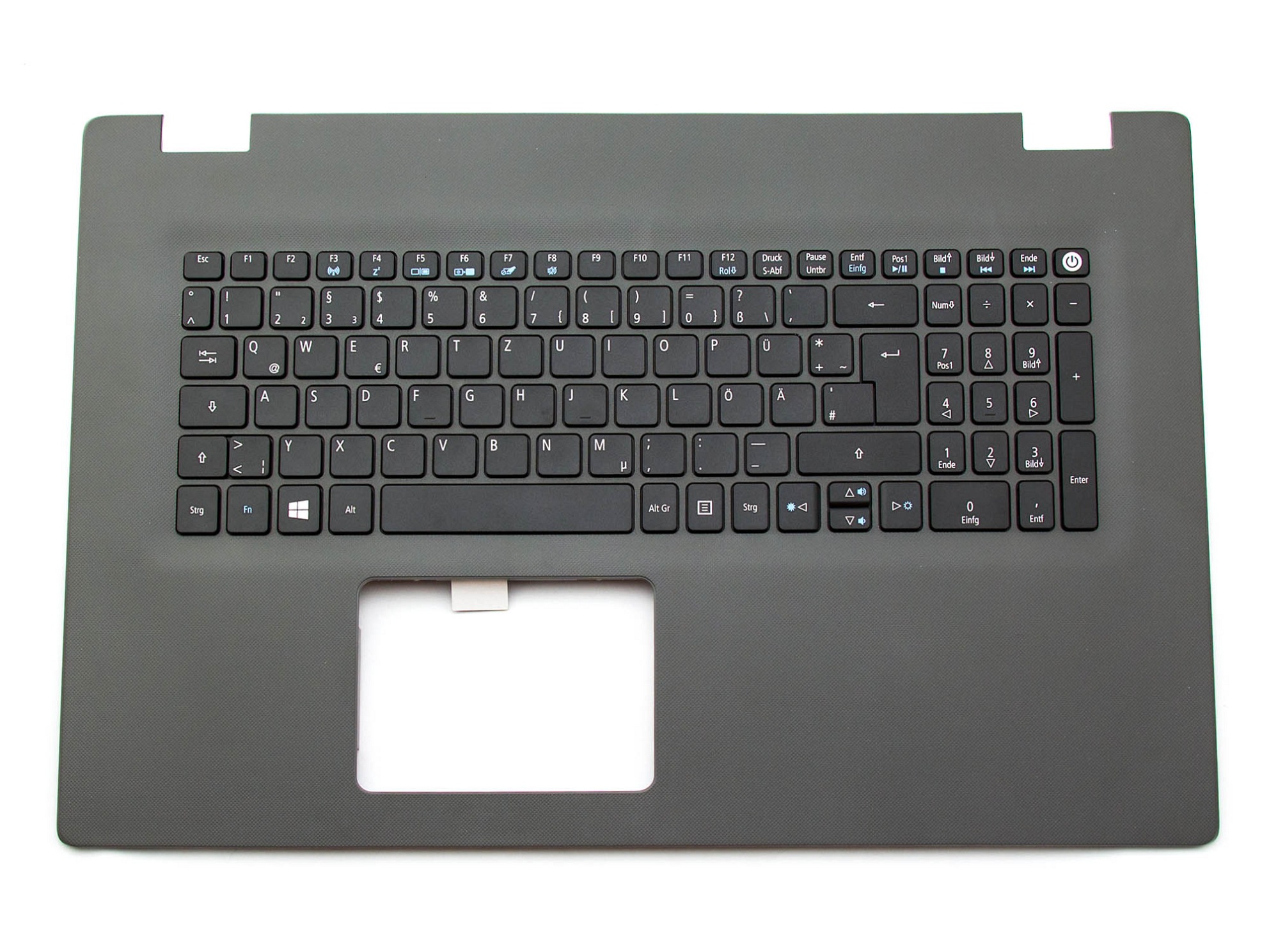 Acer LV5T_A50B Tastatur inkl. Topcase DE (deutsch) schwarz/grau