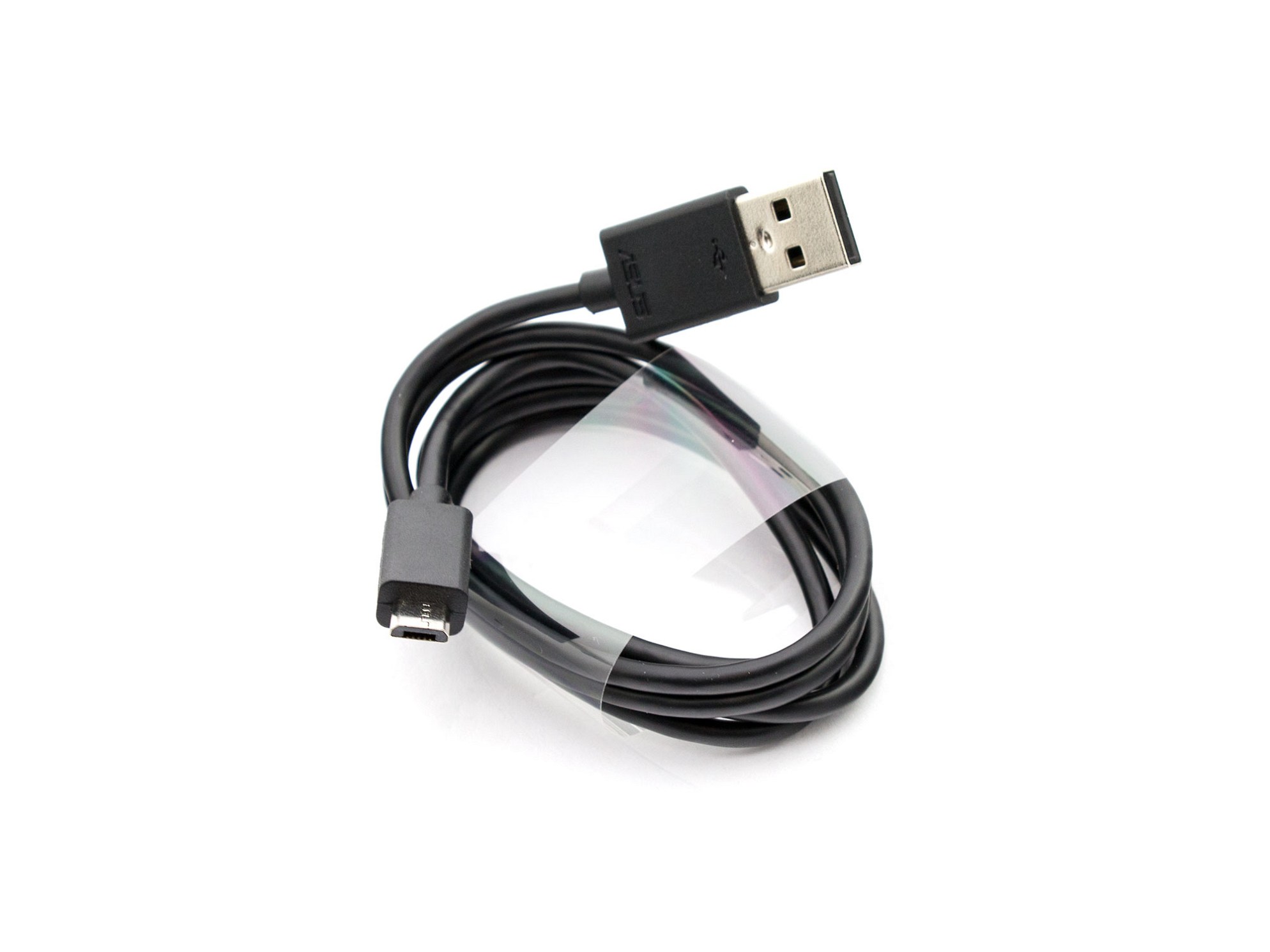 Micro-USB Daten- / Ladekabel schwarz 0,90m für Asus Nexus 7 (2013) WiFi