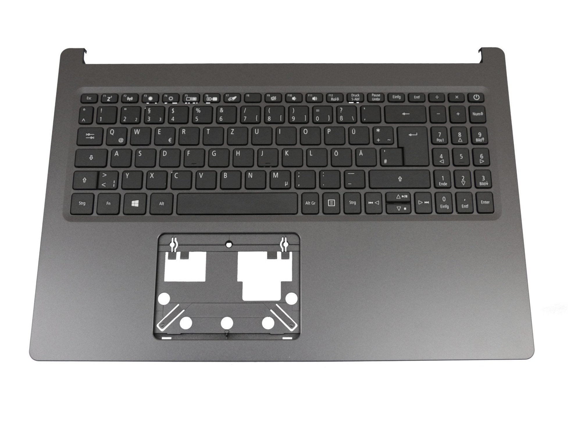 Acer 6B.HEDN7.011 Tastatur inkl. Topcase DE (deutsch) schwarz/schwarz
