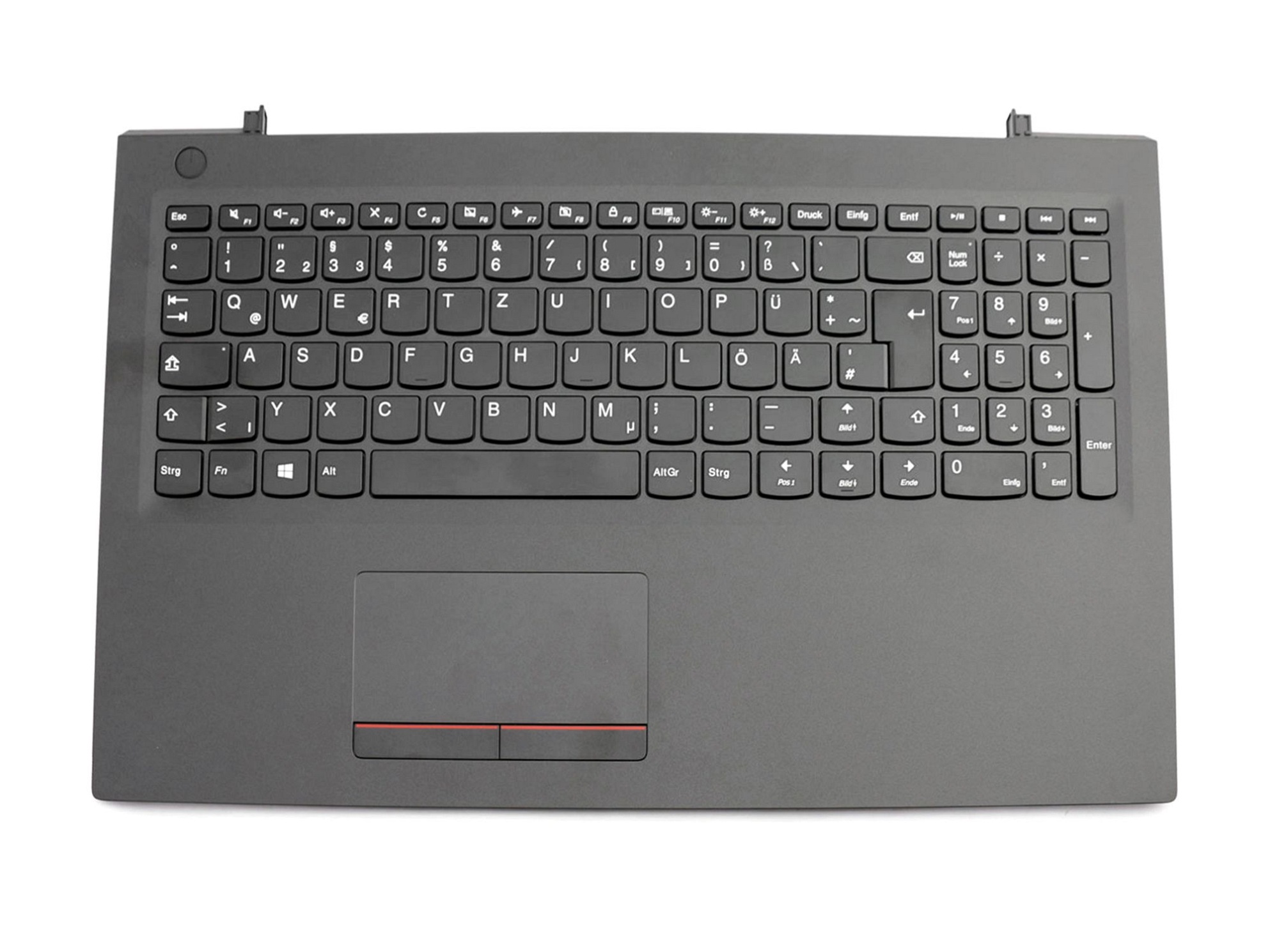 Medion 35049645 Tastatur inkl. Topcase DE (deutsch) schwarz/schwarz
