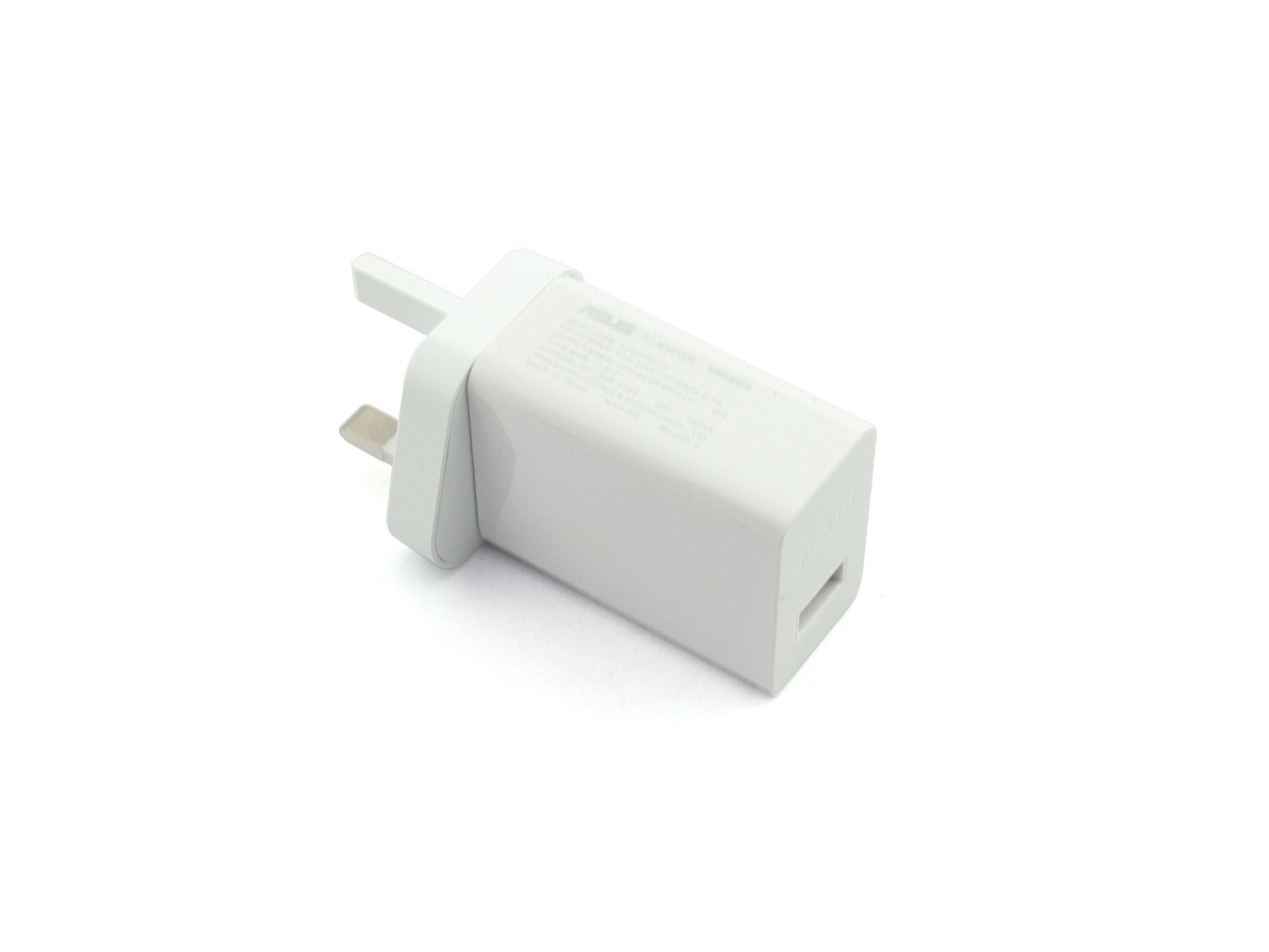 USB Netzteil 18,0 Watt UK Wallplug weiß für Asus Fonepad 7 (ME372CL)