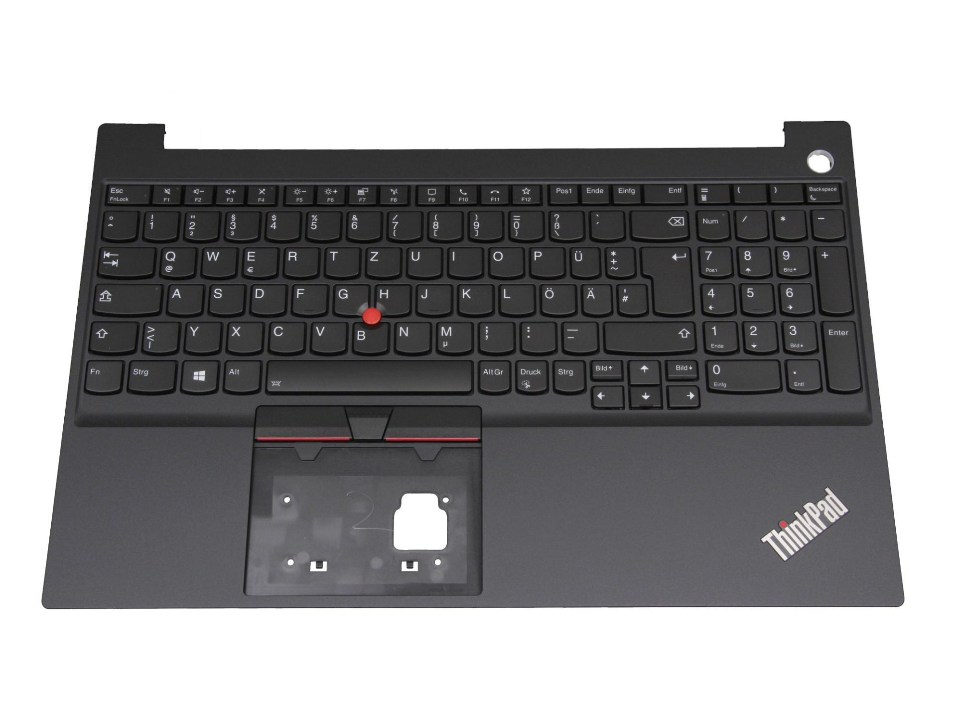 Lenovo GE520 Tastatur inkl. Topcase DE (deutsch) schwarz/schwarz mit Backlight und Mouse-Stick