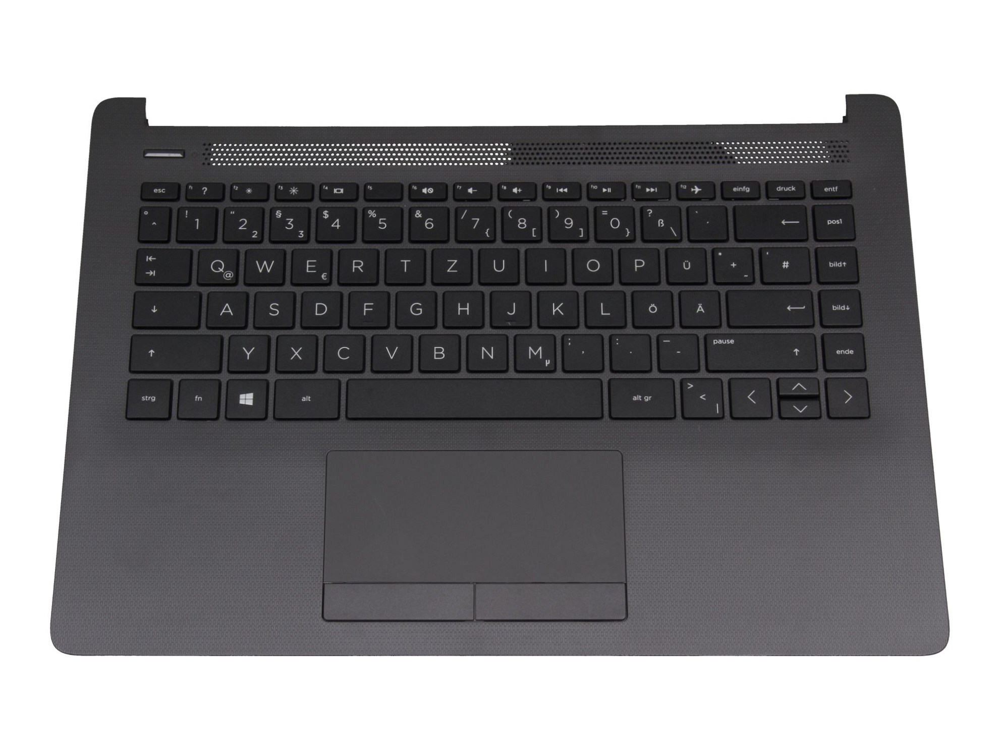 HP SG-87470-XDA Tastatur inkl. Topcase DE (deutsch) schwarz/grau