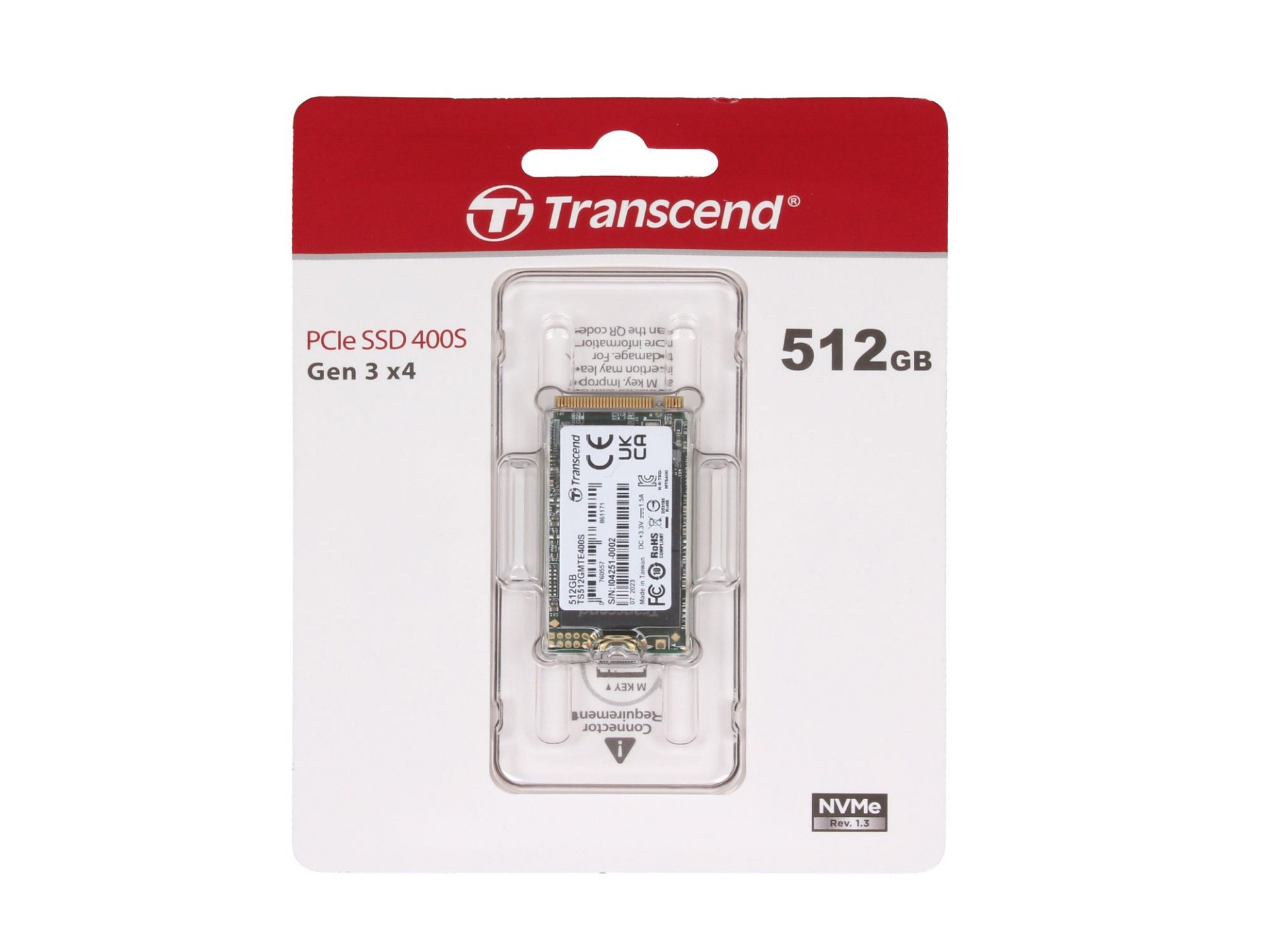 TRANSCEND TS512GMTE400S Transcend 400S SSD Festplatte 512GB (M.2 22 x 42 mm)