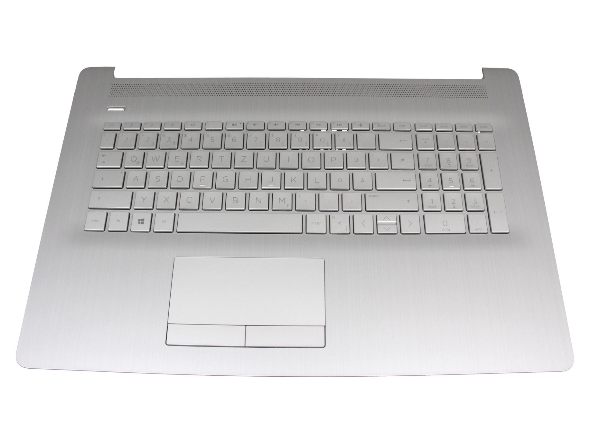 HP 6070B1308113 Tastatur inkl. Topcase DE (deutsch) silber/silber (DVD)