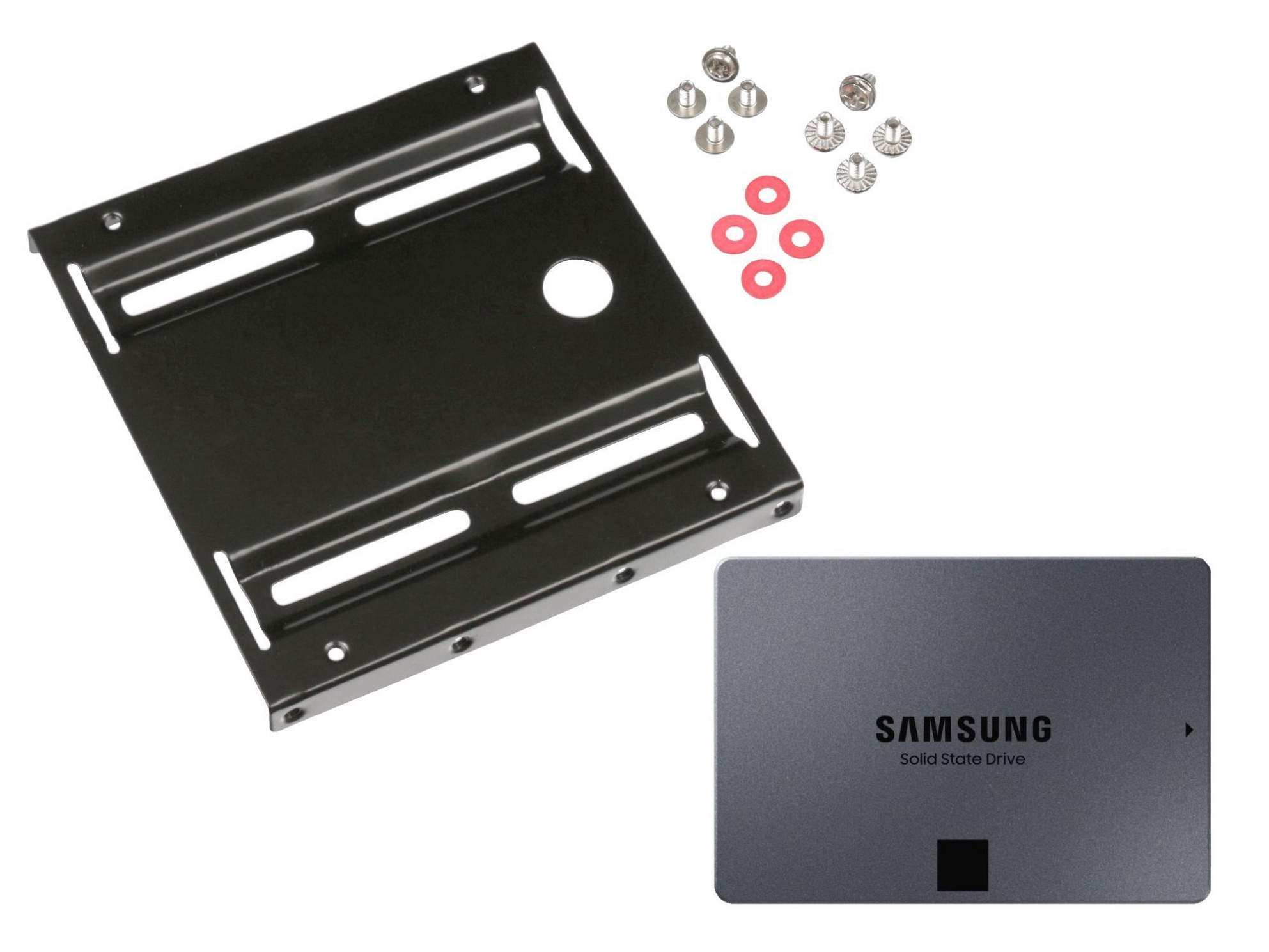 XHGS2T SSD Festplatte 2TB (3,5 Zoll / 8,9 cm) inkl. Monatge Set 2,5" auf 3,5"