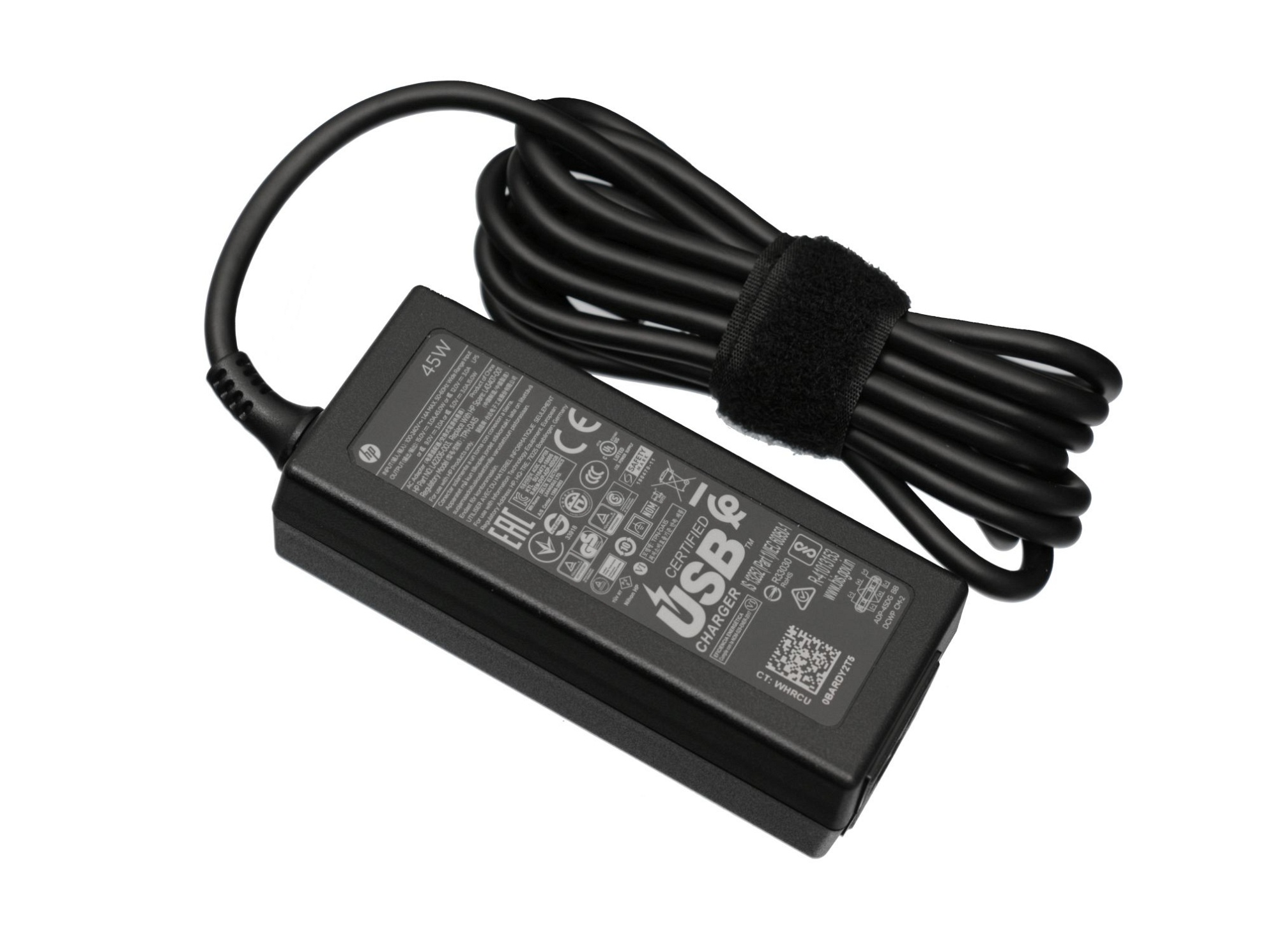USB-C Netzteil 45,0 Watt normale Bauform für HP Spectre 13-v000