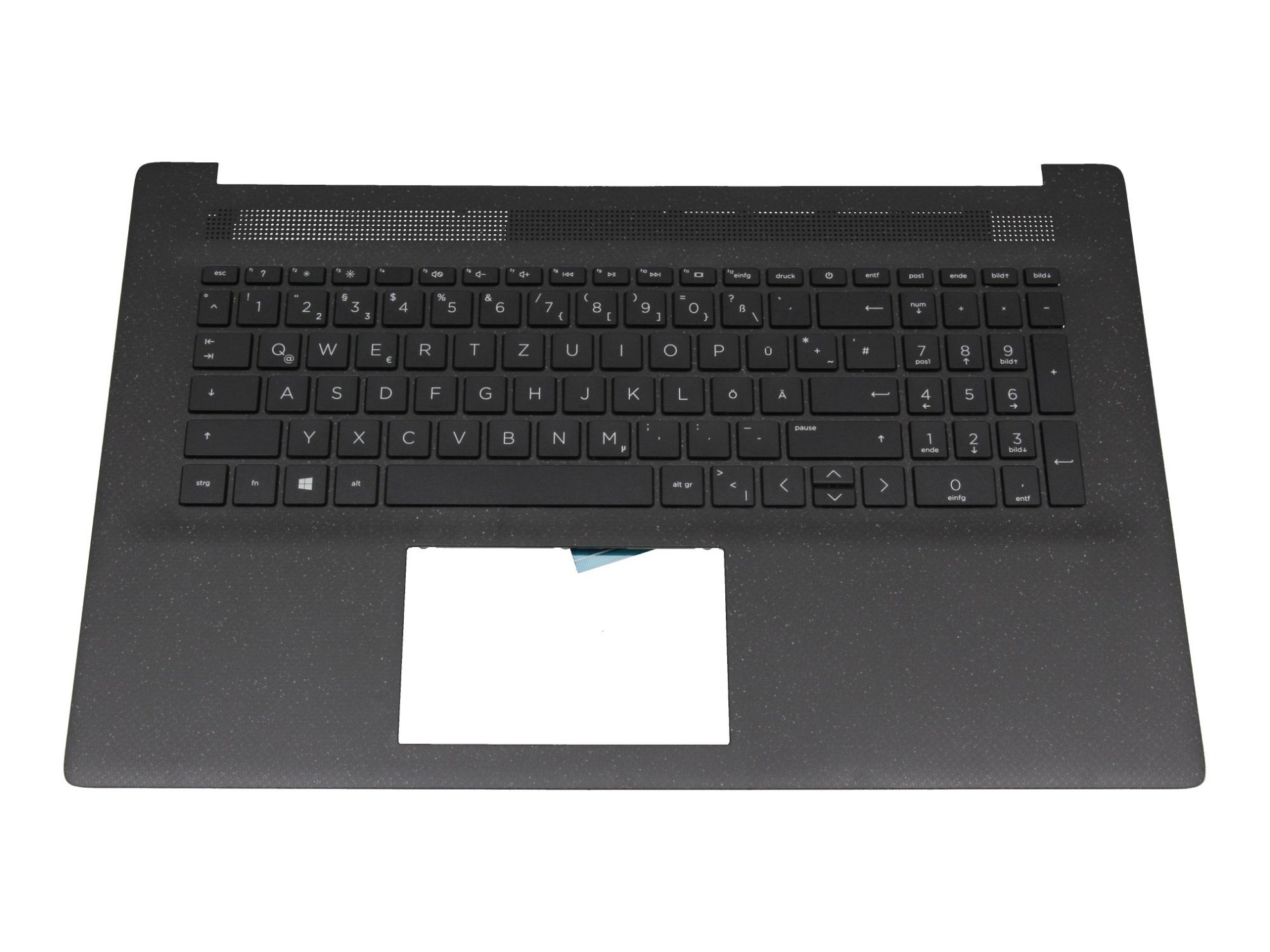 HP CT21A0 Tastatur inkl. Topcase DE (deutsch) schwarz/schwarz