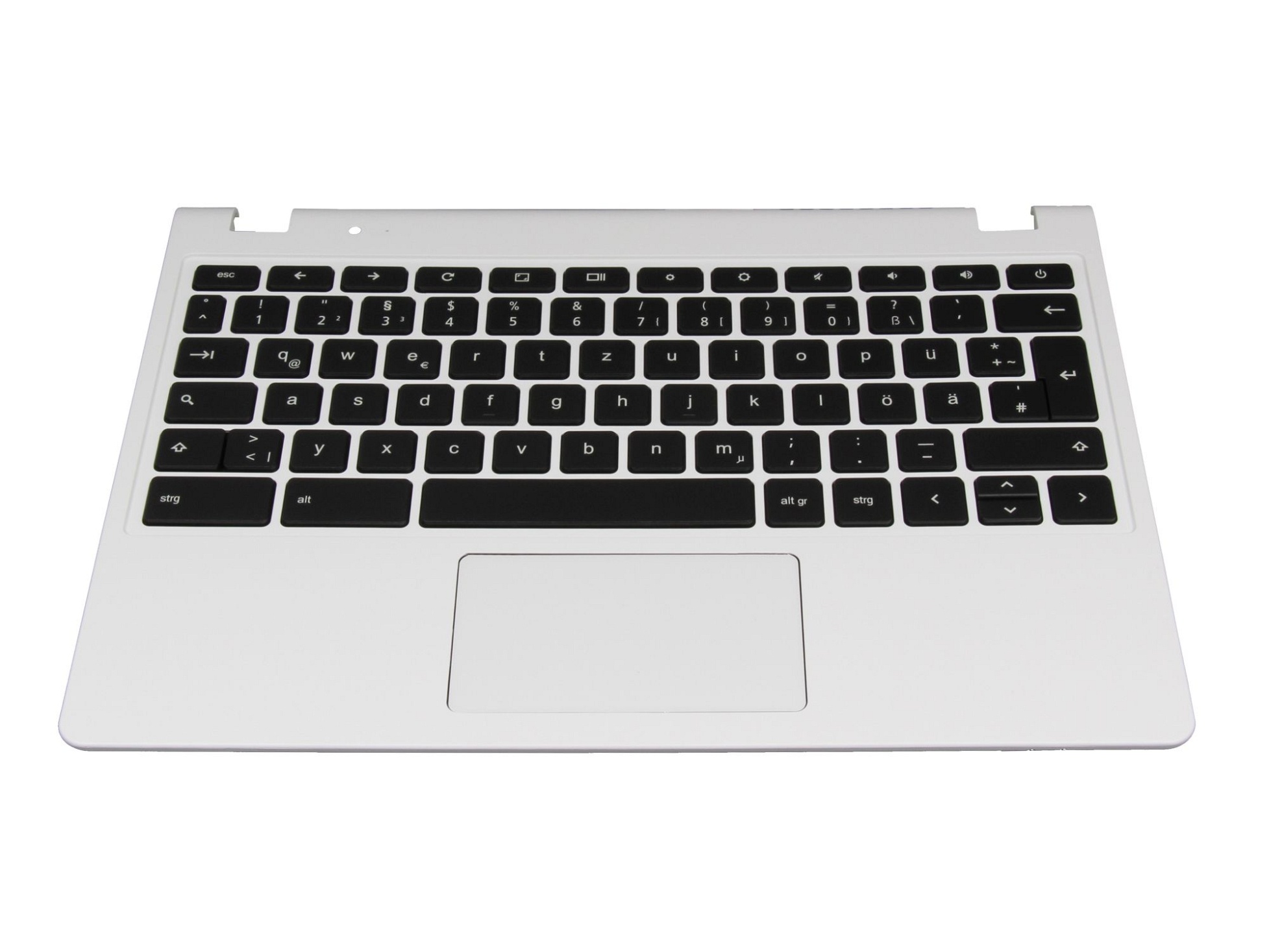 Acer 60MKEN7003 Tastatur inkl. Topcase DE (deutsch) schwarz/weiß