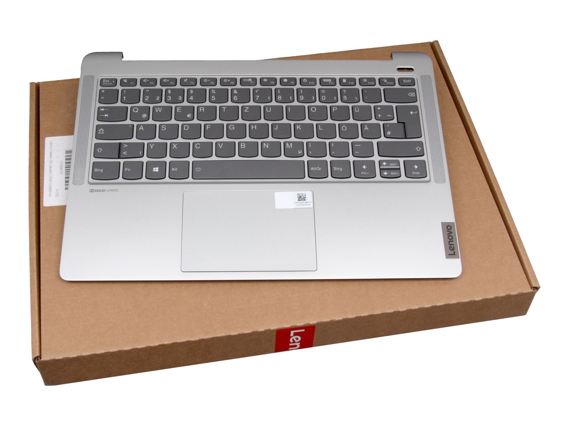 LC-Power SN21B40903 Tastatur inkl. Topcase DE (deutsch) grau/silber mit Backlight