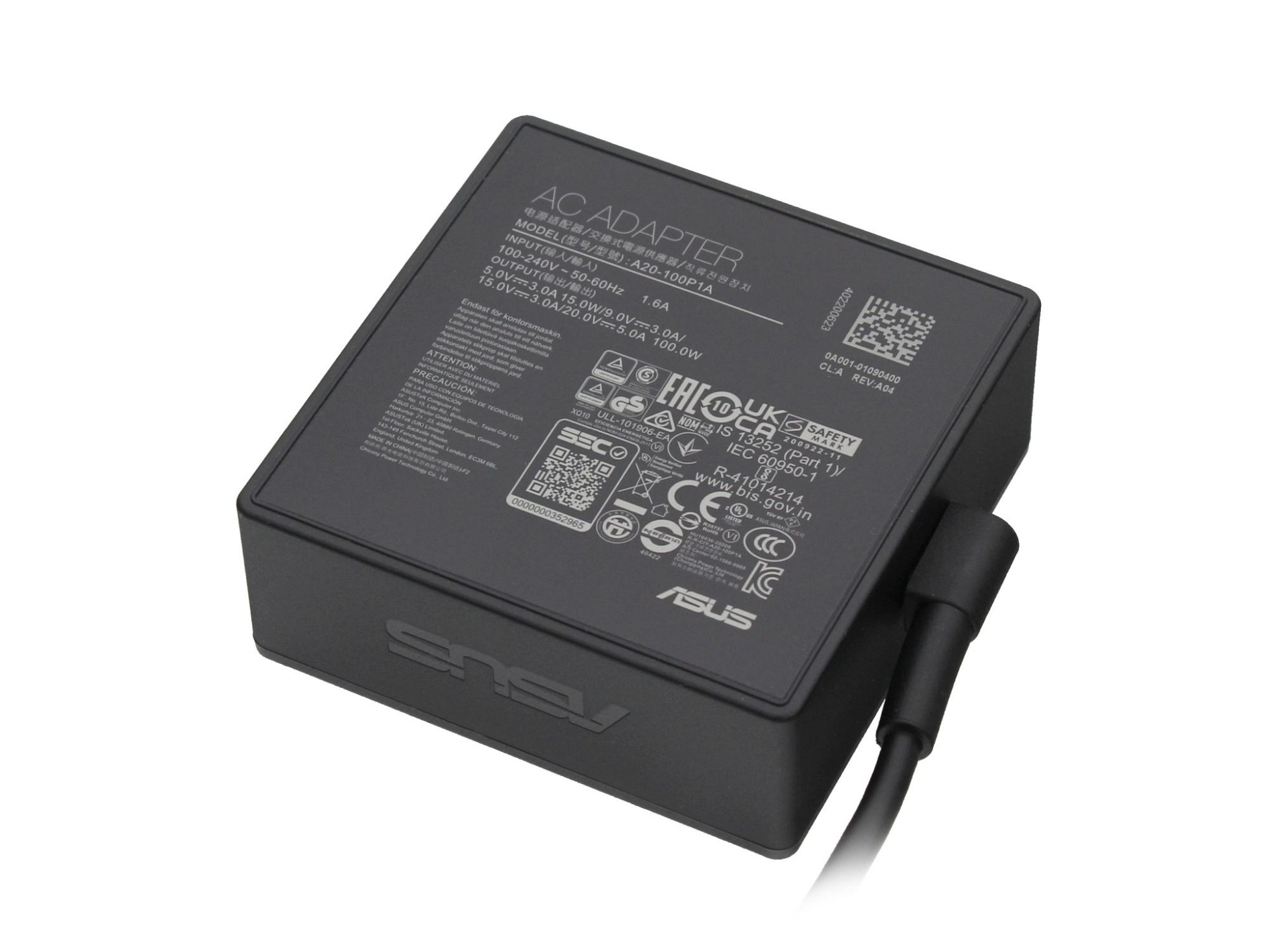 Asus 90XB077N-MPW USB-C Netzteil 100,0 Watt