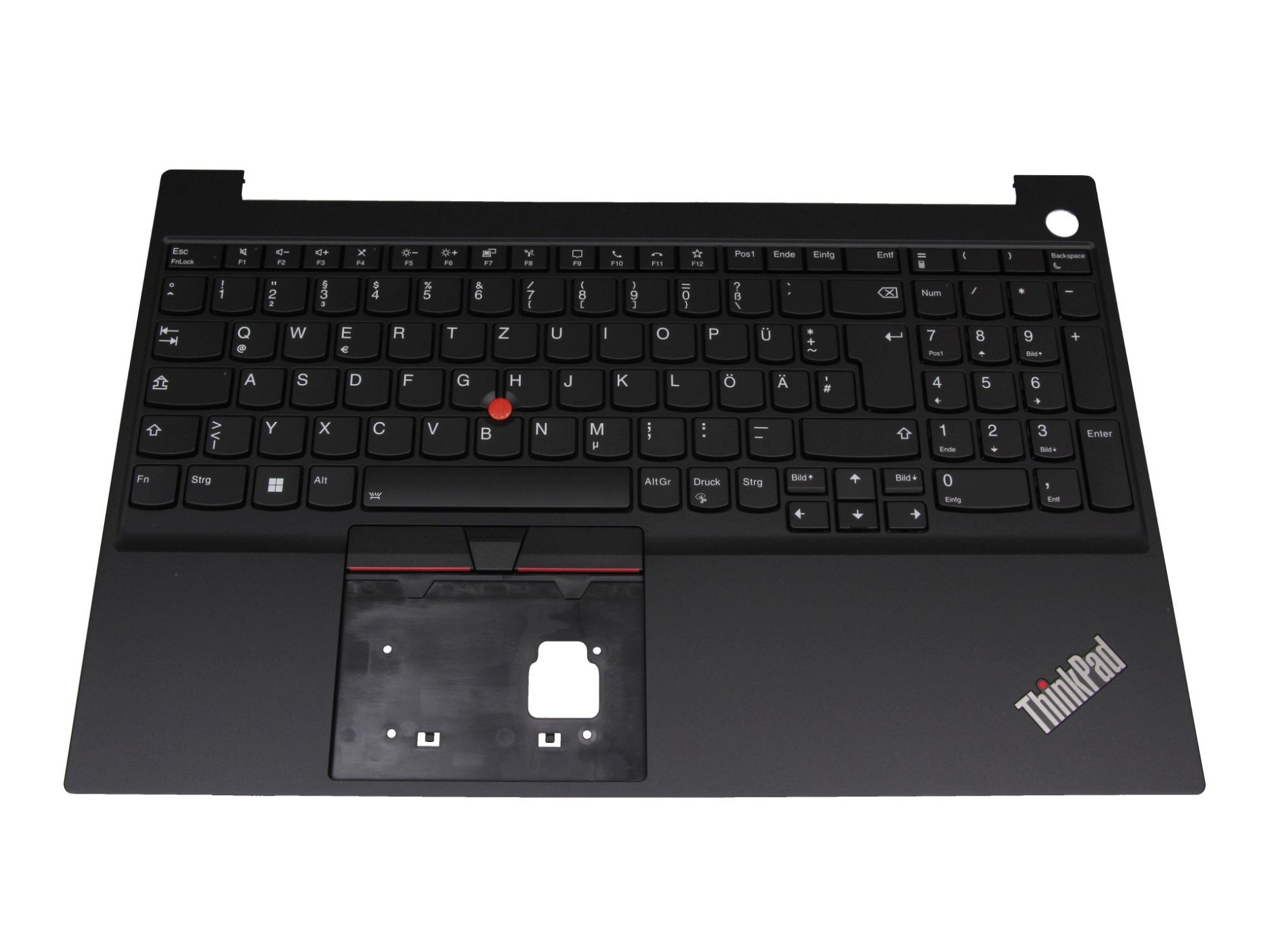 Lenovo SN20W68876 Tastatur inkl. Topcase DE (deutsch) schwarz/schwarz mit Backlight und Mouse-Stick