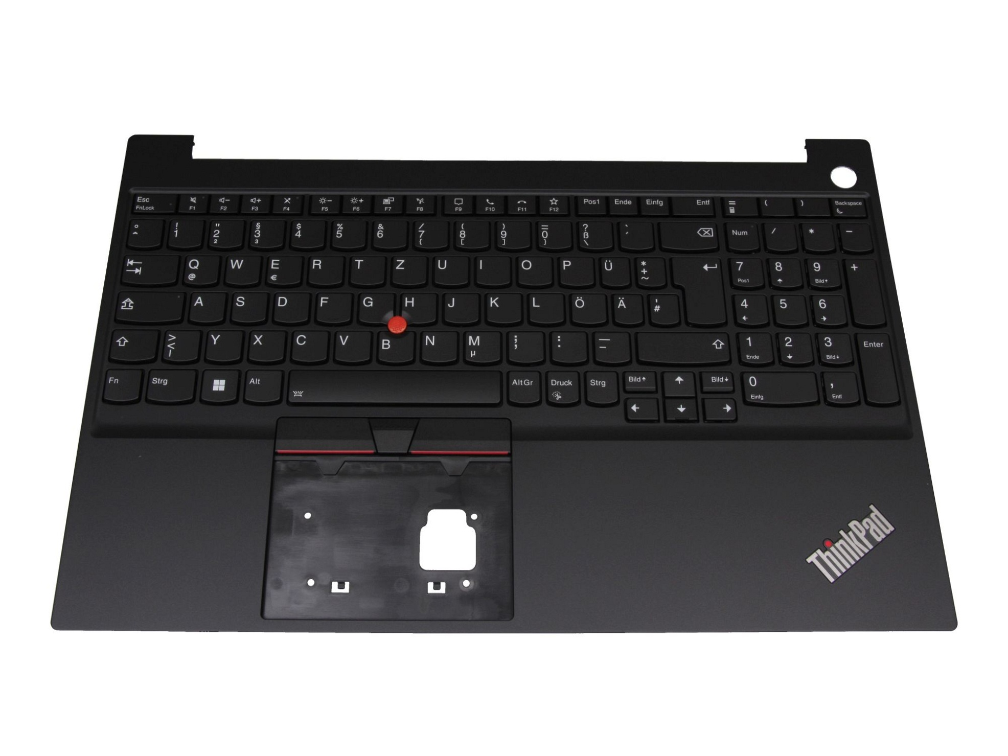 Lenovo 5M11C43775 Tastatur inkl. Topcase DE (deutsch) schwarz/schwarz mit Backlight und Mouse-Stick