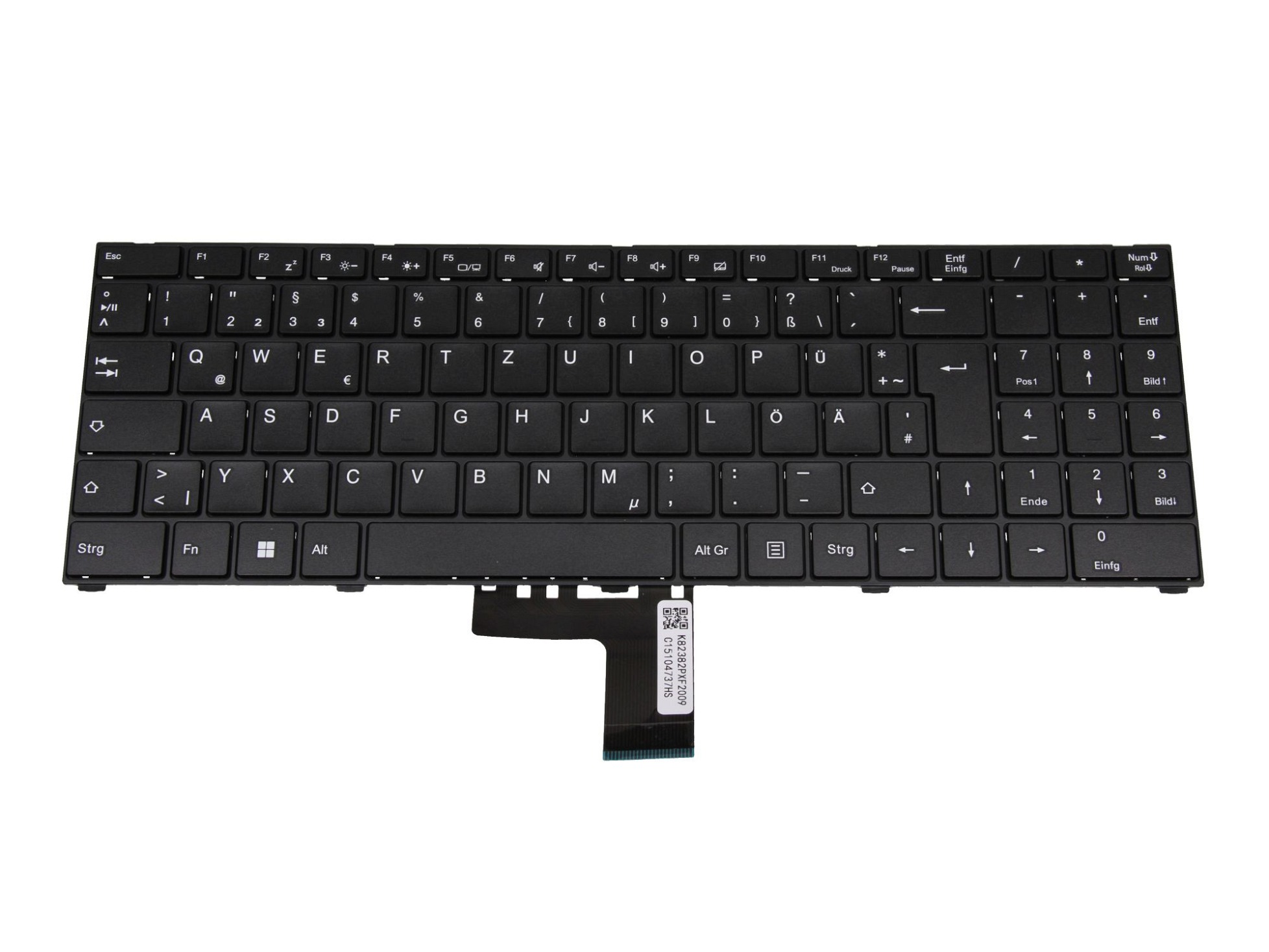 Medion 40081815 Tastatur DE (deutsch) schwarz/schwarz