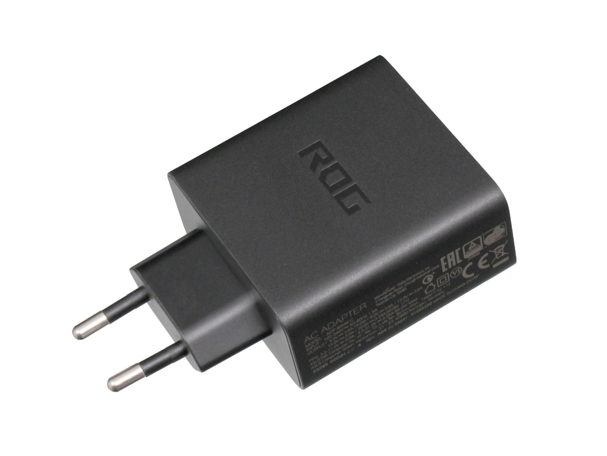 Asus 0A001-00899100 USB-C Netzteil 65 Watt EU Wallplug kleine Bauform