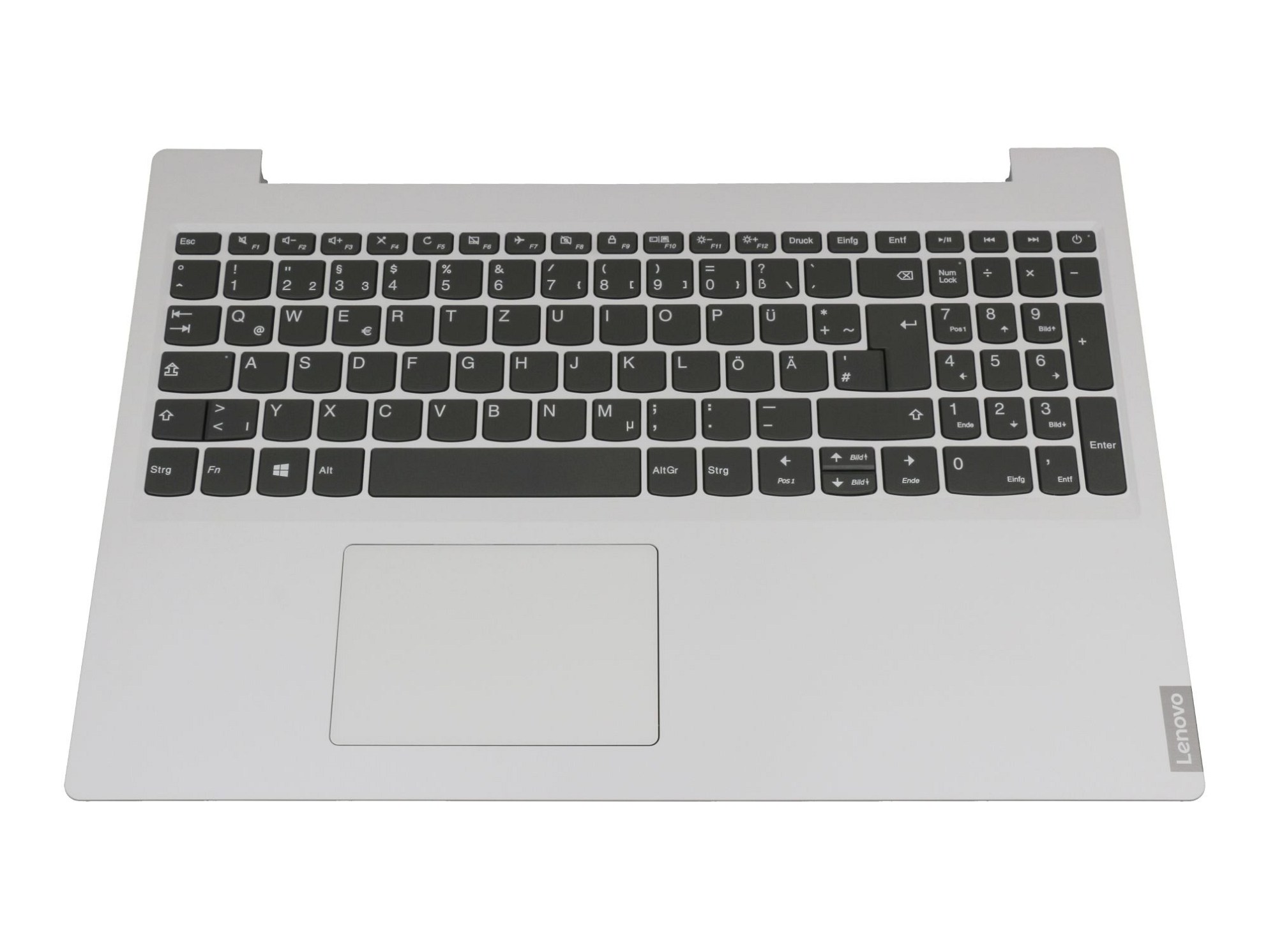 Lenovo PC5CP-GR Tastatur inkl. Topcase DE (deutsch) schwarz/weiß