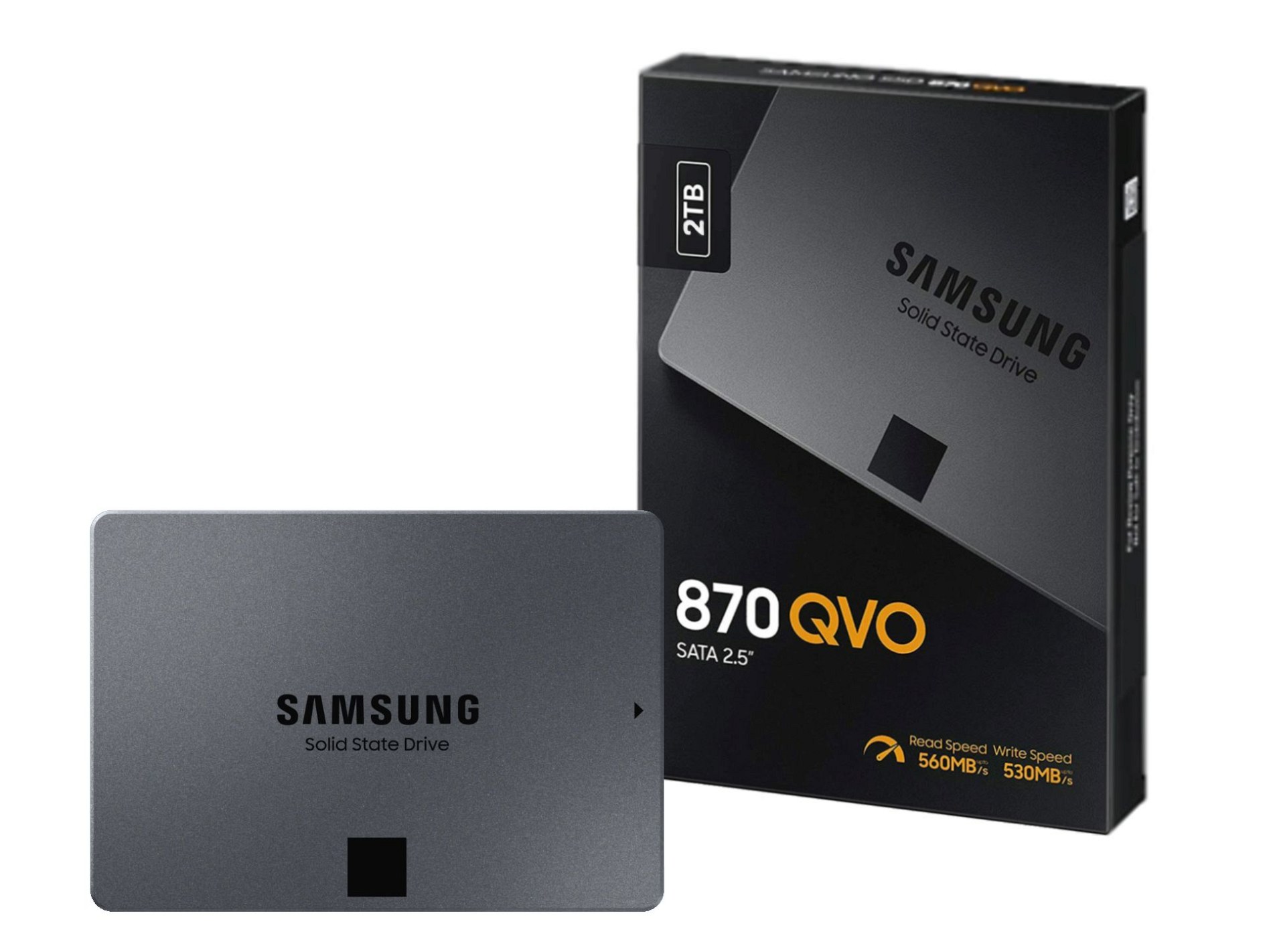 SSD2TQ Samsung 870 QVO SSD Festplatte 2TB (2,5 Zoll / 6,4 cm)