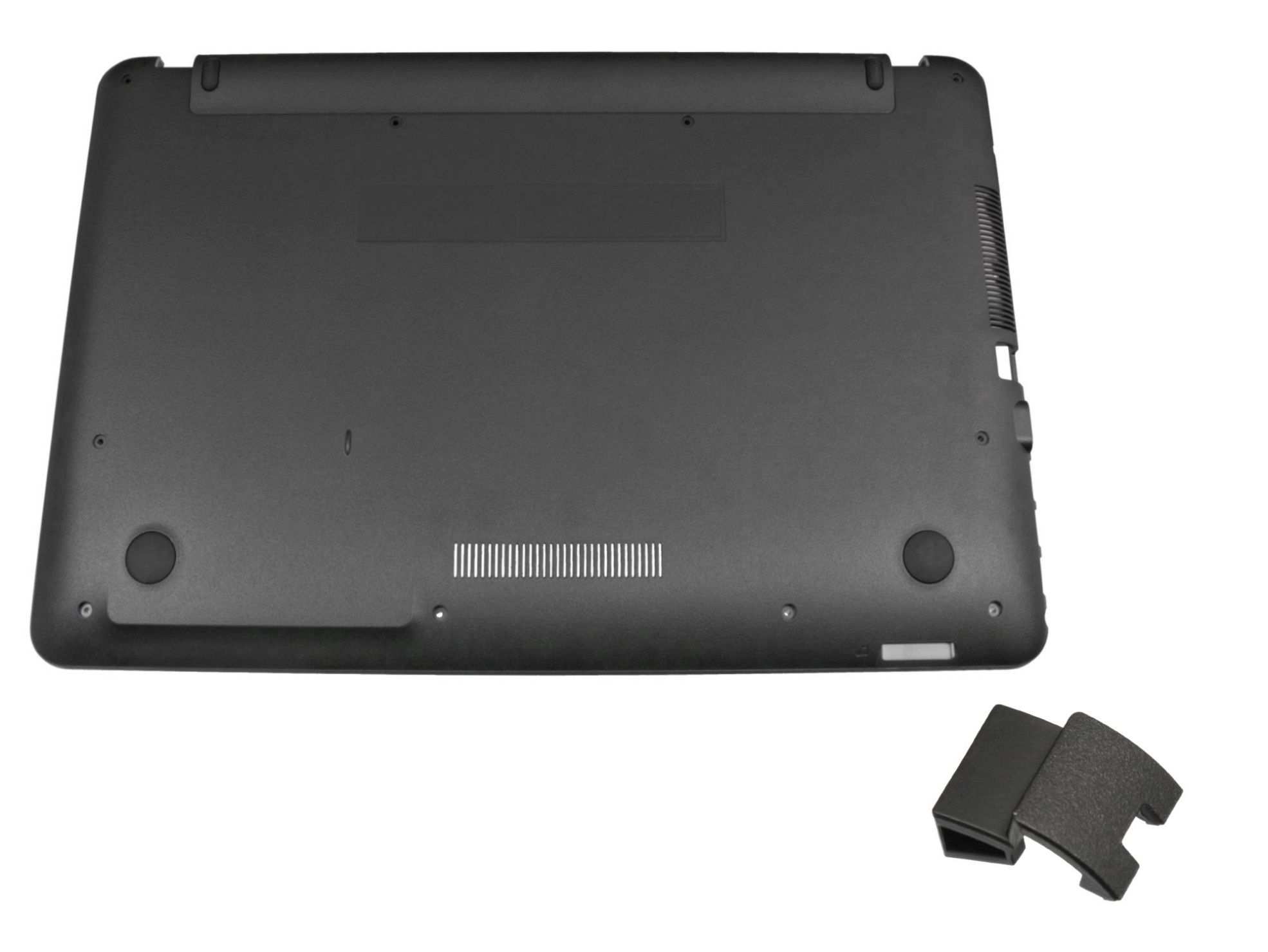 Gehäuse Unterseite schwarz (ohne ODD-Schacht) inkl. LAN-Anschluss-Abdeckung für Asus VivoBook Max X541SC