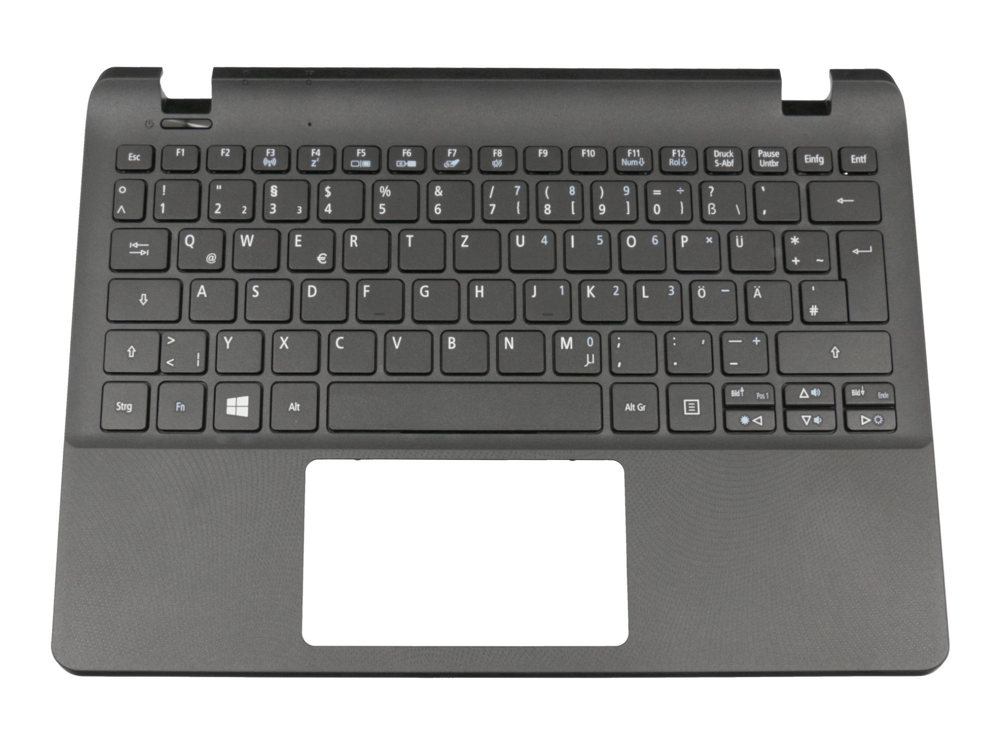 Acer 6B.VBWN7.010 Tastatur inkl. Topcase DE (deutsch) schwarz/schwarz