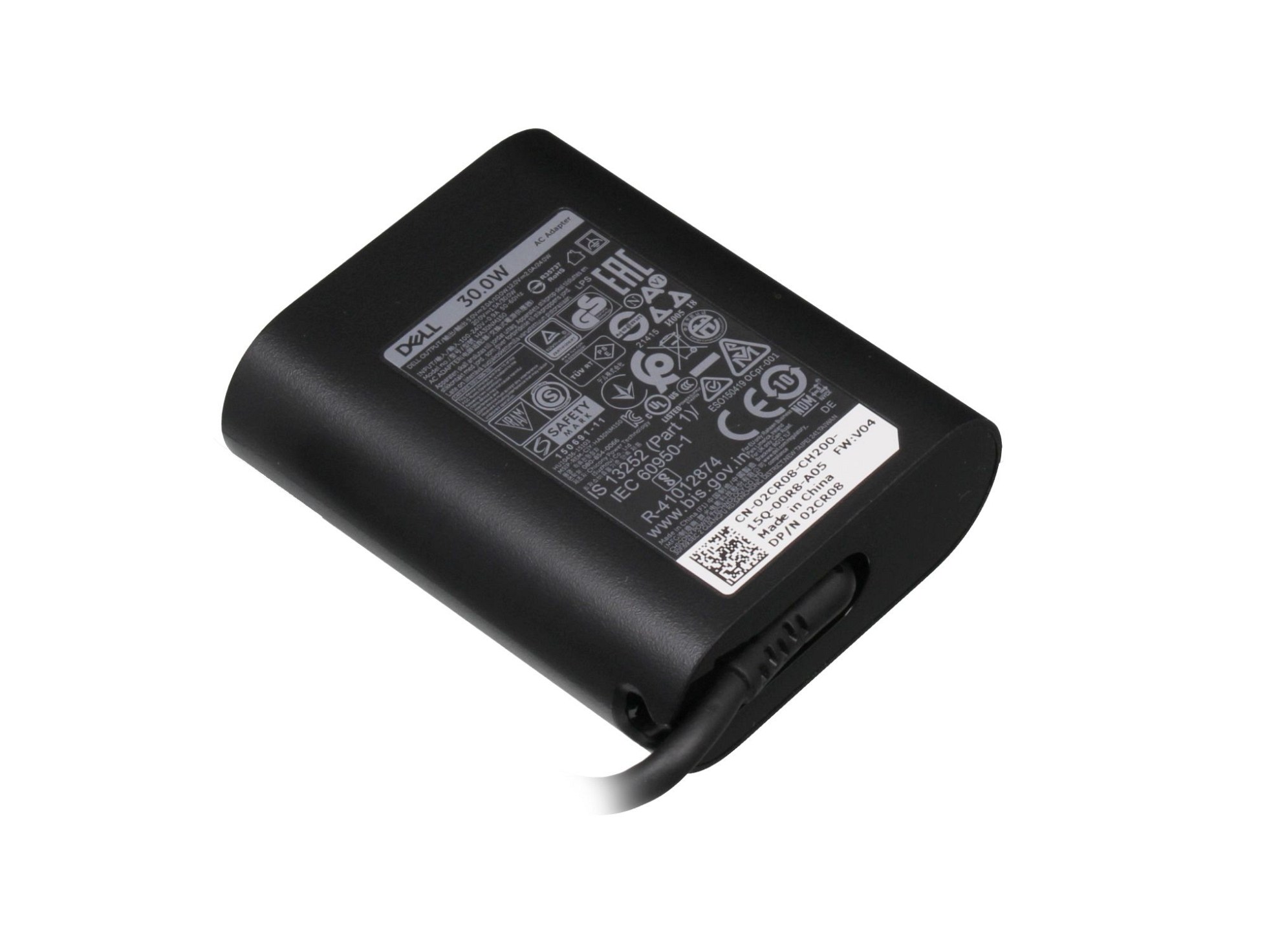 USB-C Netzteil 30 Watt für Dell Venue 8 Pro