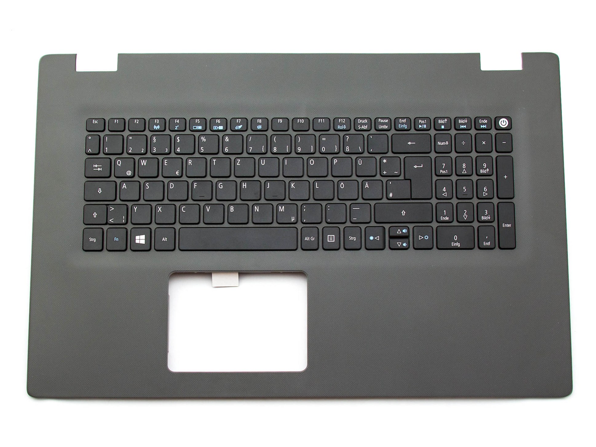Acer 6B.MV9N1.008 Tastatur inkl. Topcase DE (deutsch) schwarz/grau B-Ware