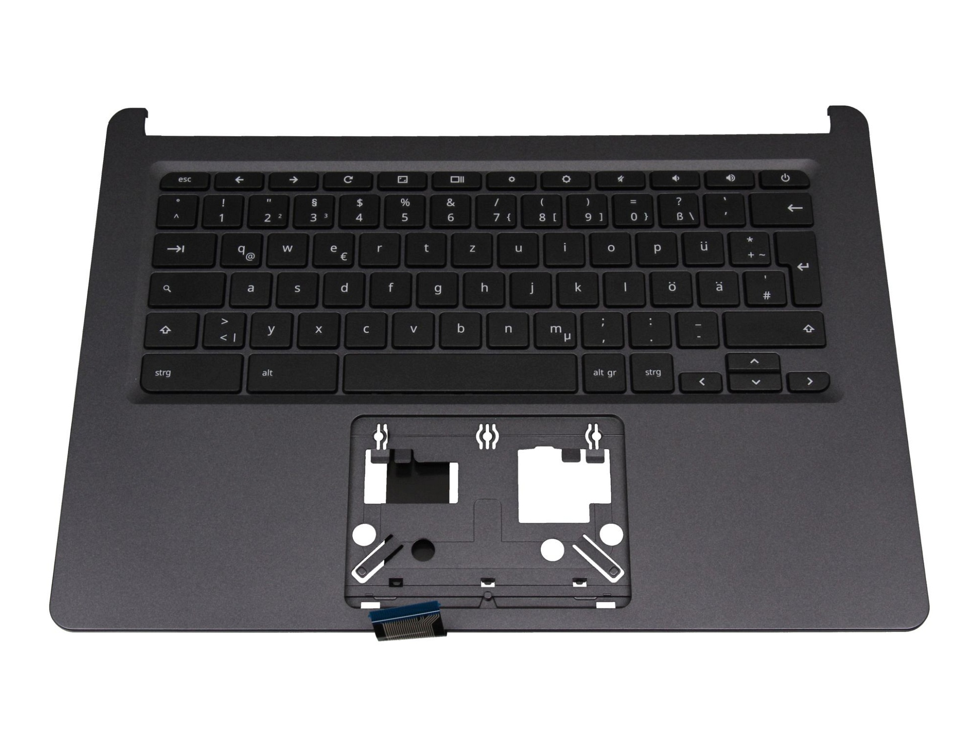 Acer NKI11130LP Tastatur inkl. Topcase DE (deutsch) weiß/schwarz