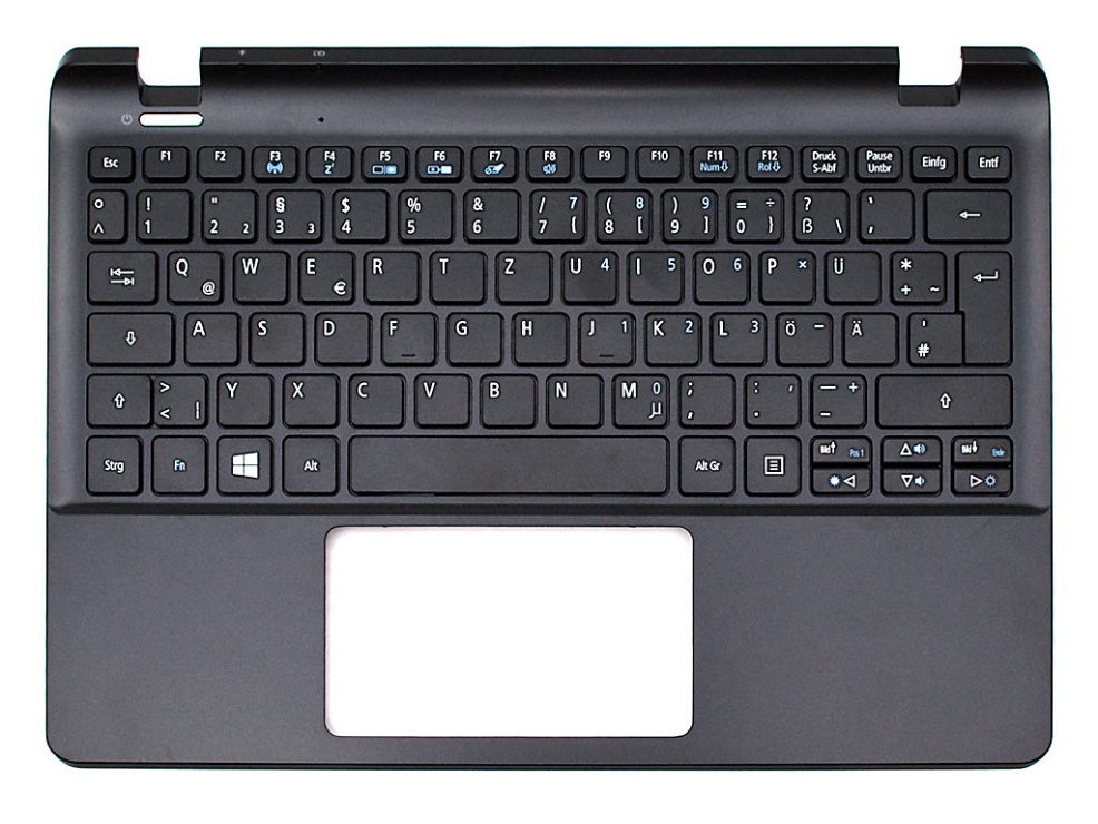 Acer EAZHJ001030-1 Tastatur inkl. Topcase DE (deutsch) schwarz/schwarz