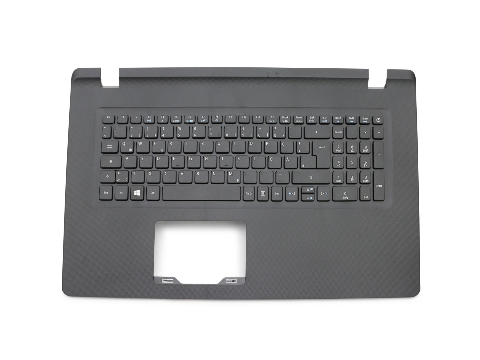 Acer 6B.GH4N2.011 Tastatur inkl. Topcase DE (deutsch) schwarz/schwarz
