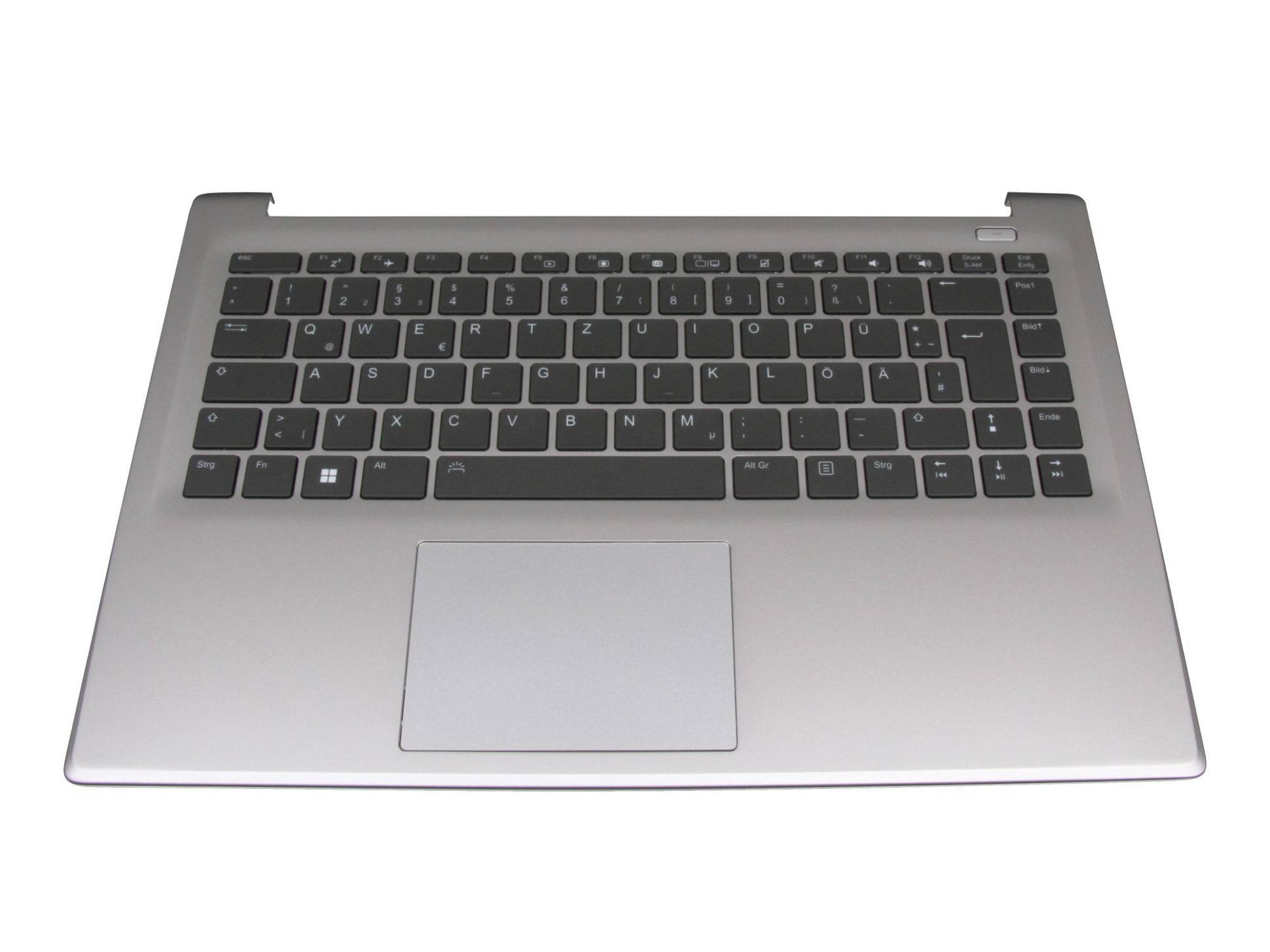 Medion 40073124 Tastatur inkl. Topcase DE (deutsch) schwarz/grau mit Backlight