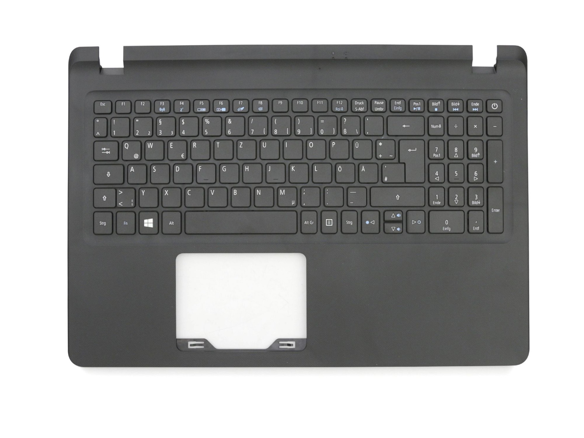 Acer AP1NX000400 Tastatur inkl. Topcase DE (deutsch) schwarz/schwarz