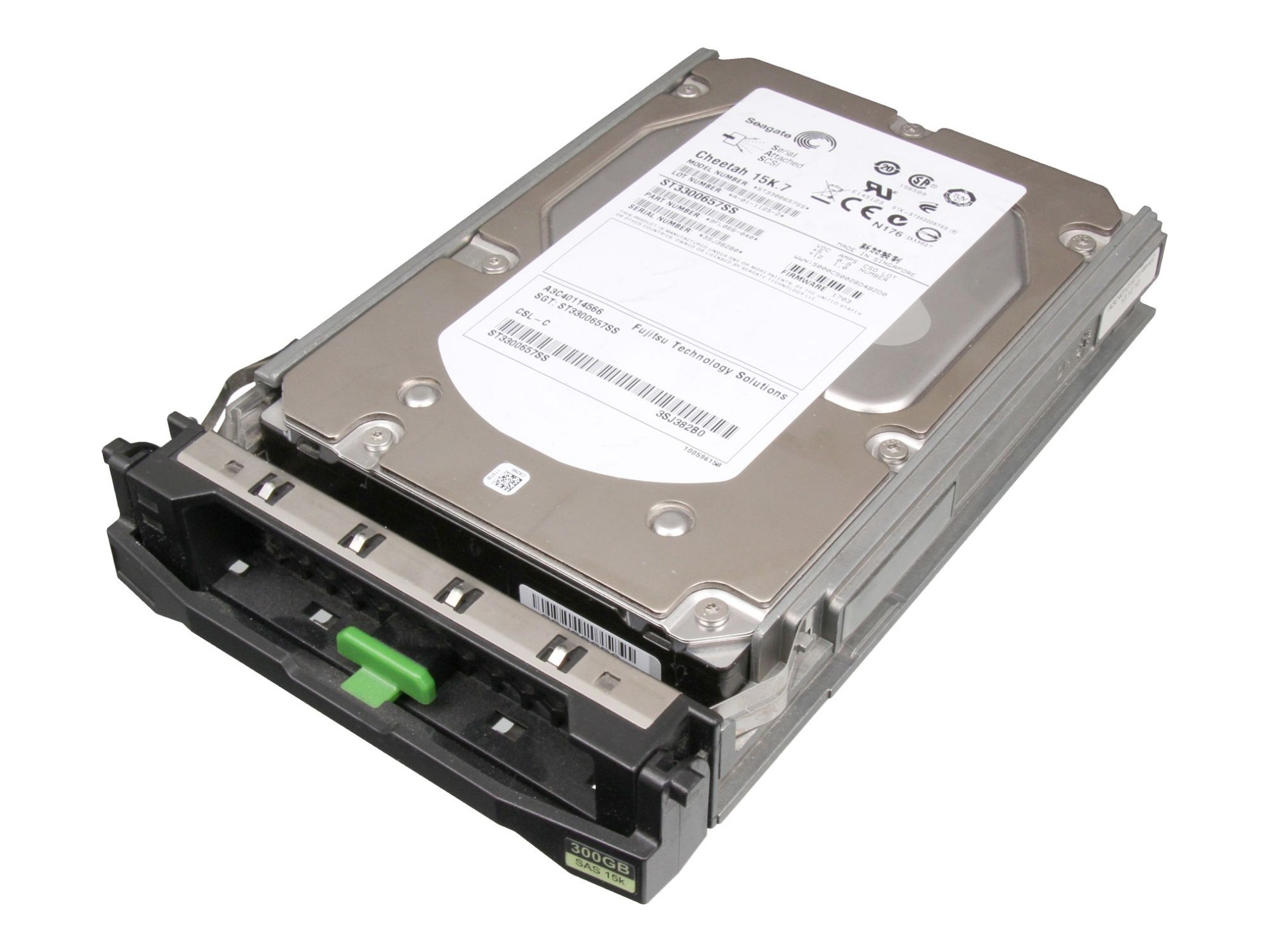 Seagate 9FL066-040 Server Festplatte HDD 300GB (3,5 Zoll / 8,9 cm) SAS II (6 Gb/s) 15K inkl. Hot-Plug Gebraucht