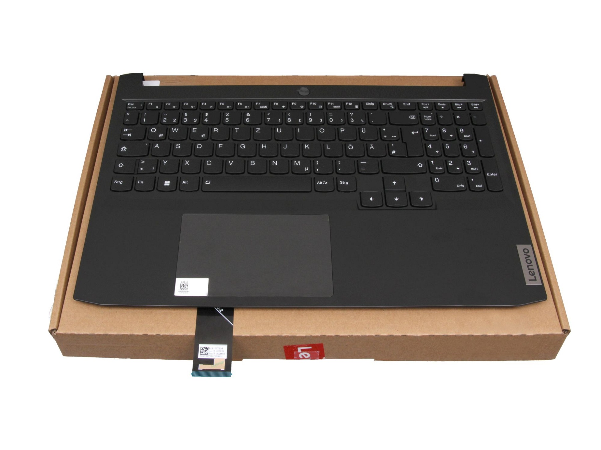 Lenovo P05CYXBG-GR Tastatur inkl. Topcase DE (deutsch) schwarz/schwarz mit Backlight