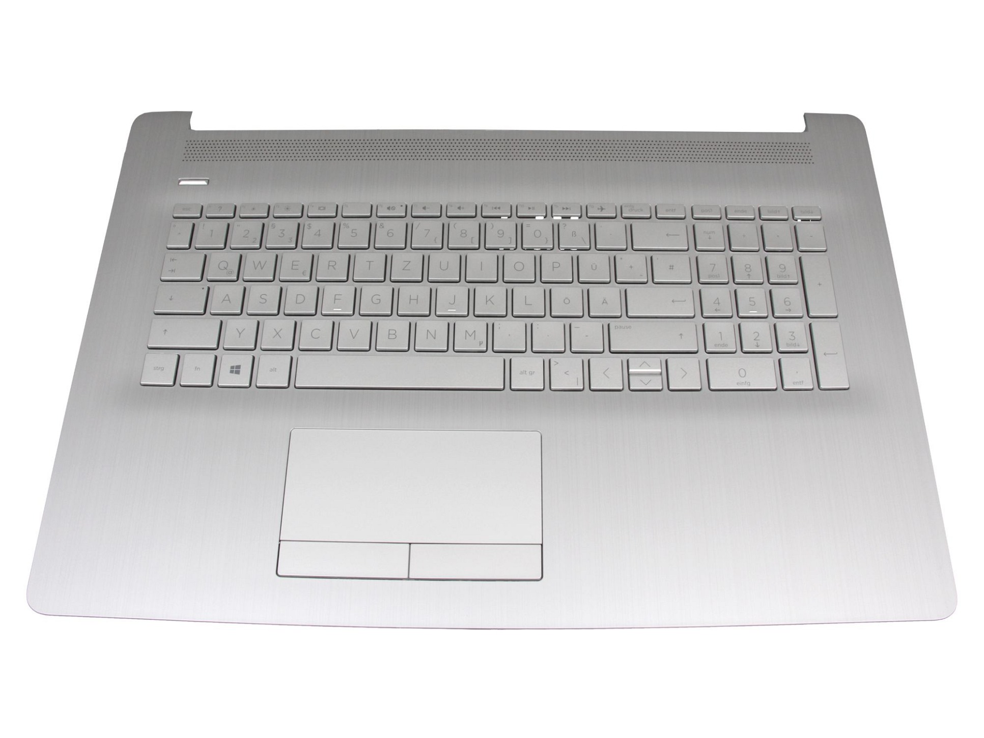 HP 6037B0195504 Tastatur inkl. Topcase DE (deutsch) silber/silber (DVD)