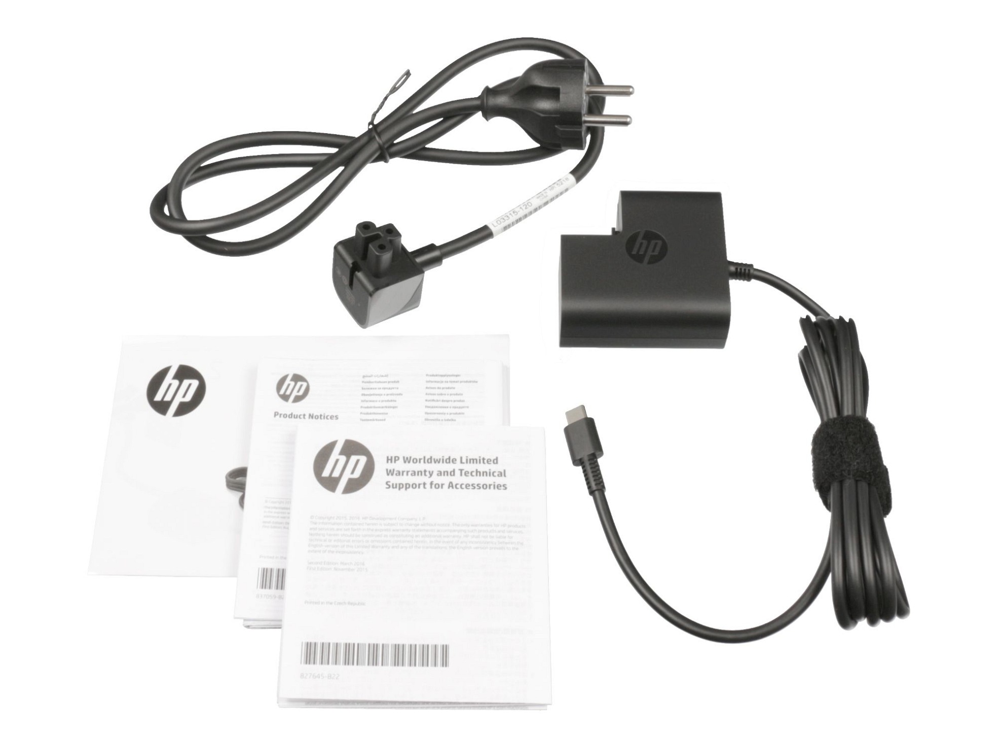 USB-C Netzteil 45,0 Watt für HP Spectre Pro 13 G1