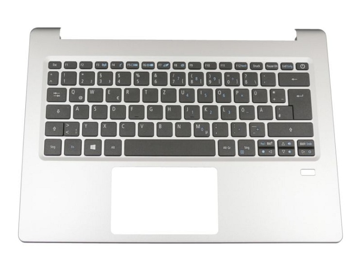 Acer 13N1-1ZP0201 Tastatur inkl. Topcase DE (deutsch) schwarz/silber