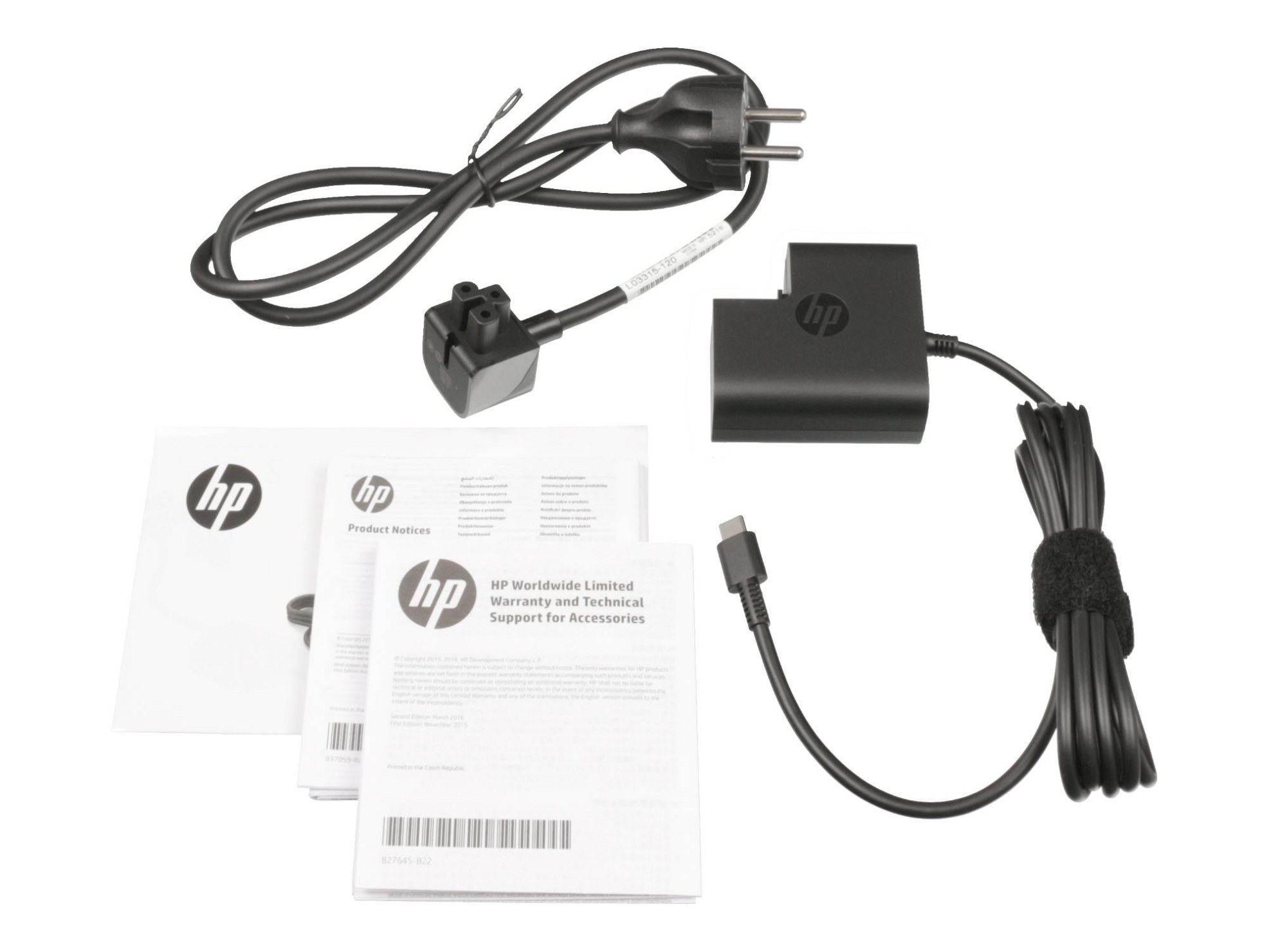 USB-C Netzteil 45,0 Watt für HP Spectre x2 12-a000
