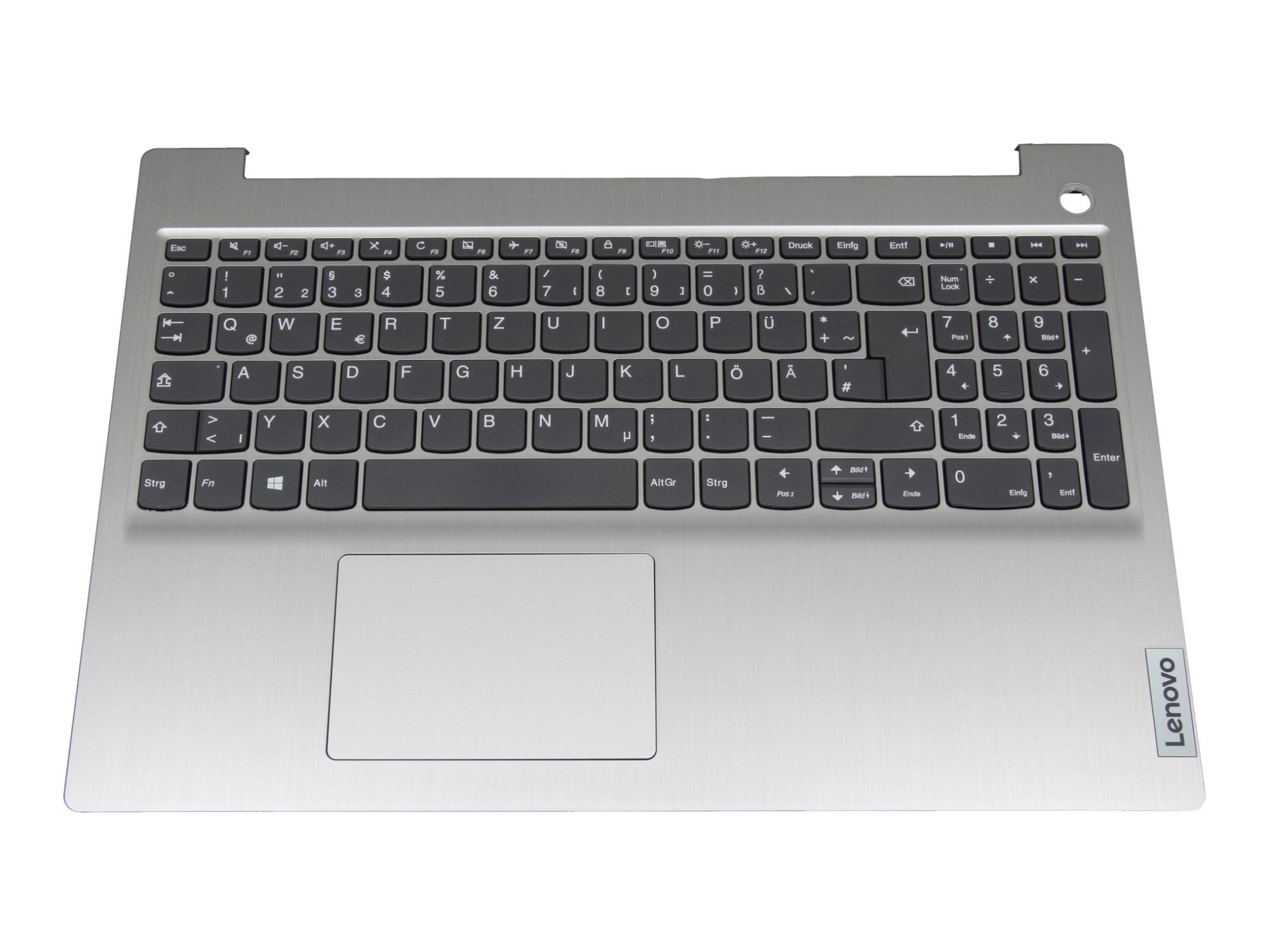 Sunrex V161420CK1-GR Tastatur inkl. Topcase DE (deutsch) grau/silber