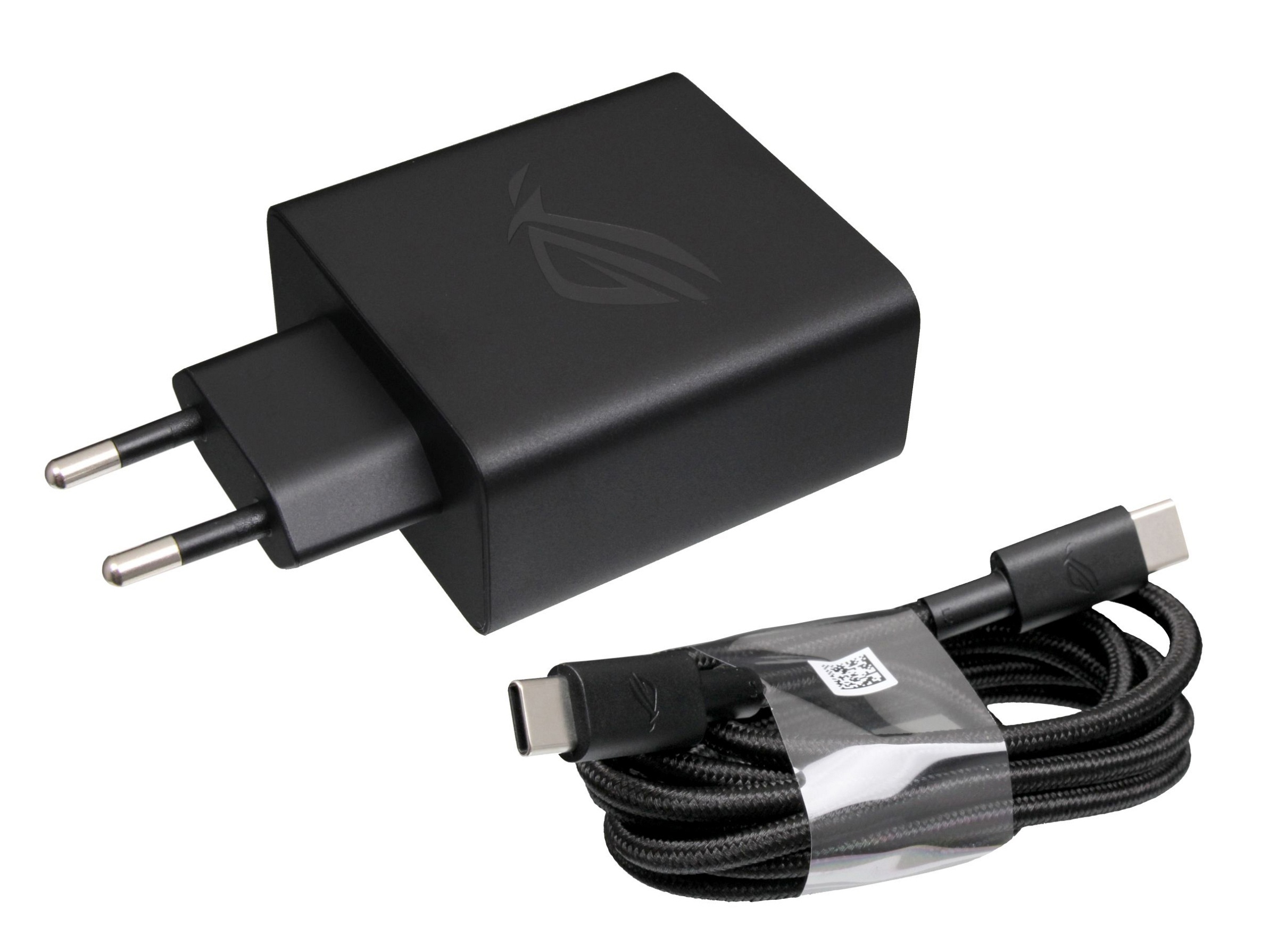 Asus 14016-0016500 USB-C Netzteil 65,0 Watt EU Wallplug kleine Bauform inkl. USB-C zu USB-C Kabel inkl. Ladekabel