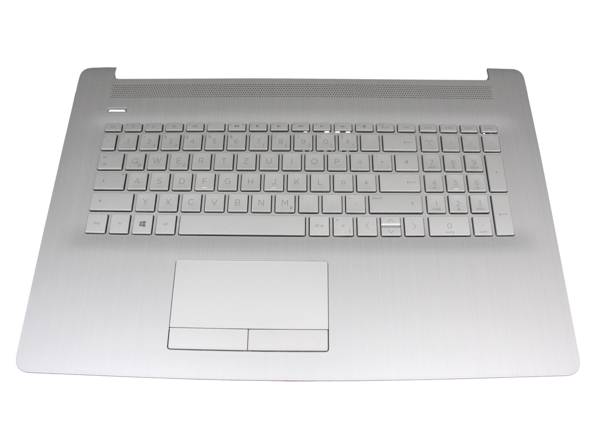 HP 2H1719-05330D Rev.A Tastatur inkl. Topcase DE (deutsch) silber/silber (DVD)