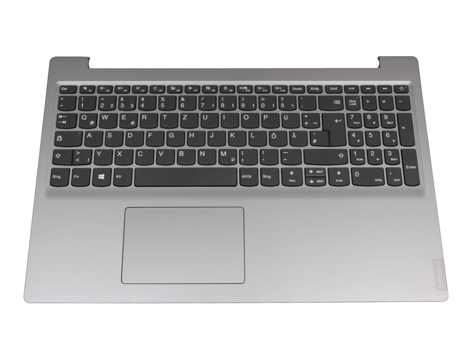 Lenovo PC5CP-GR Tastatur inkl. Topcase DE (deutsch) grau/silber