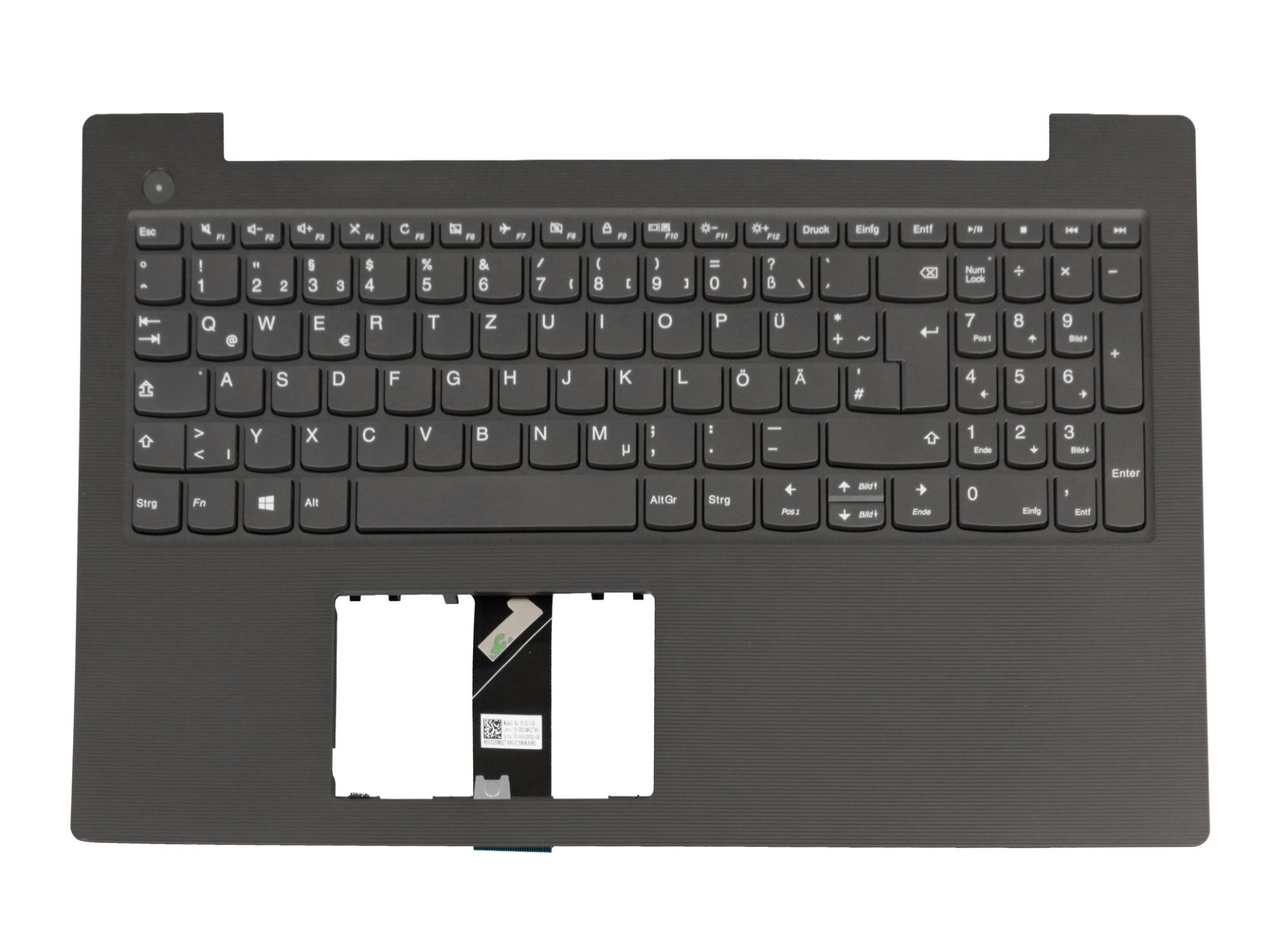 Lenovo PC5C-GR Tastatur inkl. Topcase DE (deutsch) grau/grau