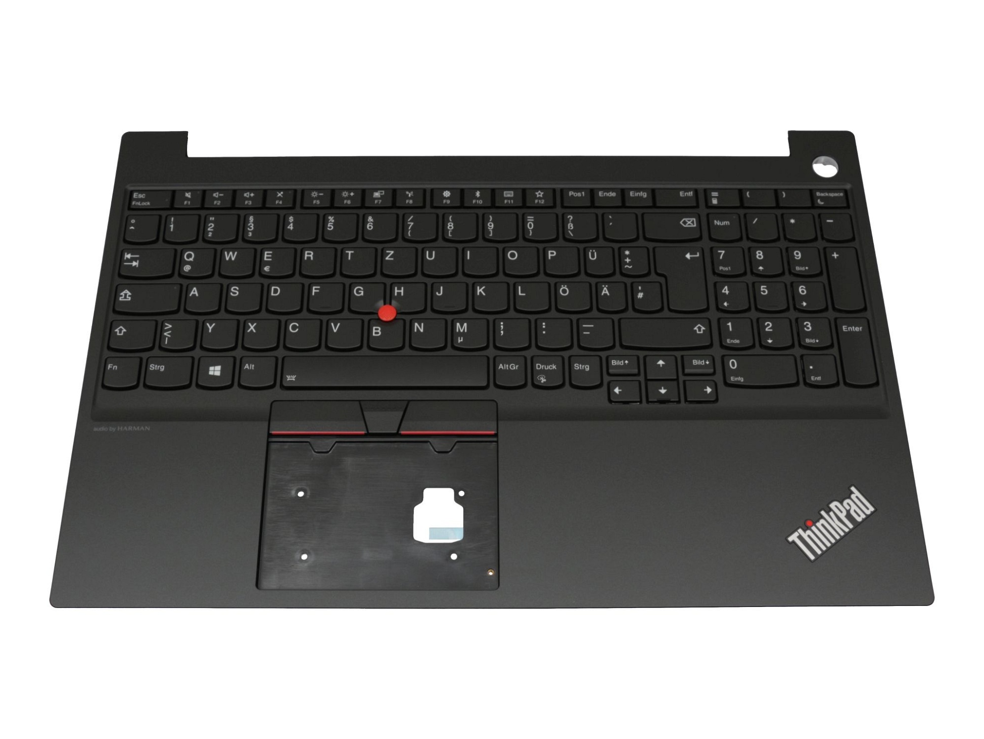 Lenovo PK131D71B11 Tastatur inkl. Topcase DE (deutsch) schwarz/schwarz mit Backlight und Mouse-Stick