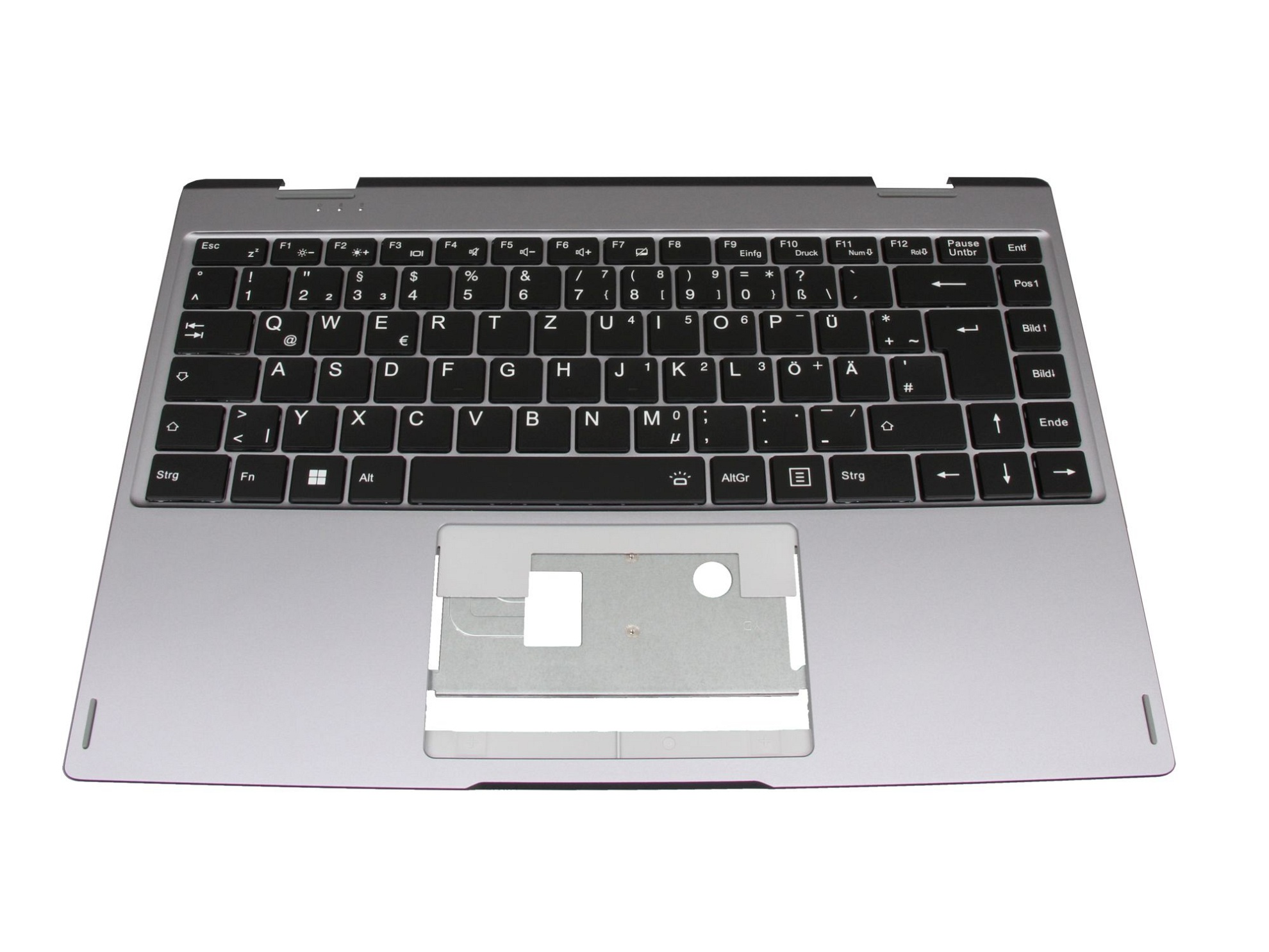 Medion 40072851 Tastatur inkl. Topcase DE (deutsch) schwarz/grau mit Backlight